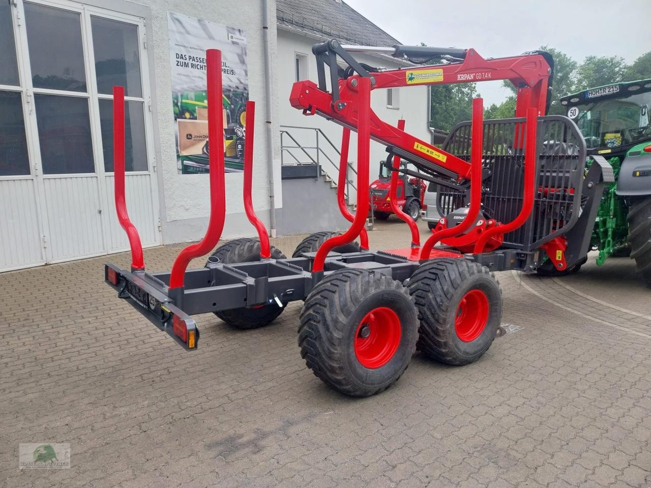 Rückewagen & Rückeanhänger типа Krpan GP 10 D mit Kran 7,4k, Neumaschine в Plauen (Фотография 3)