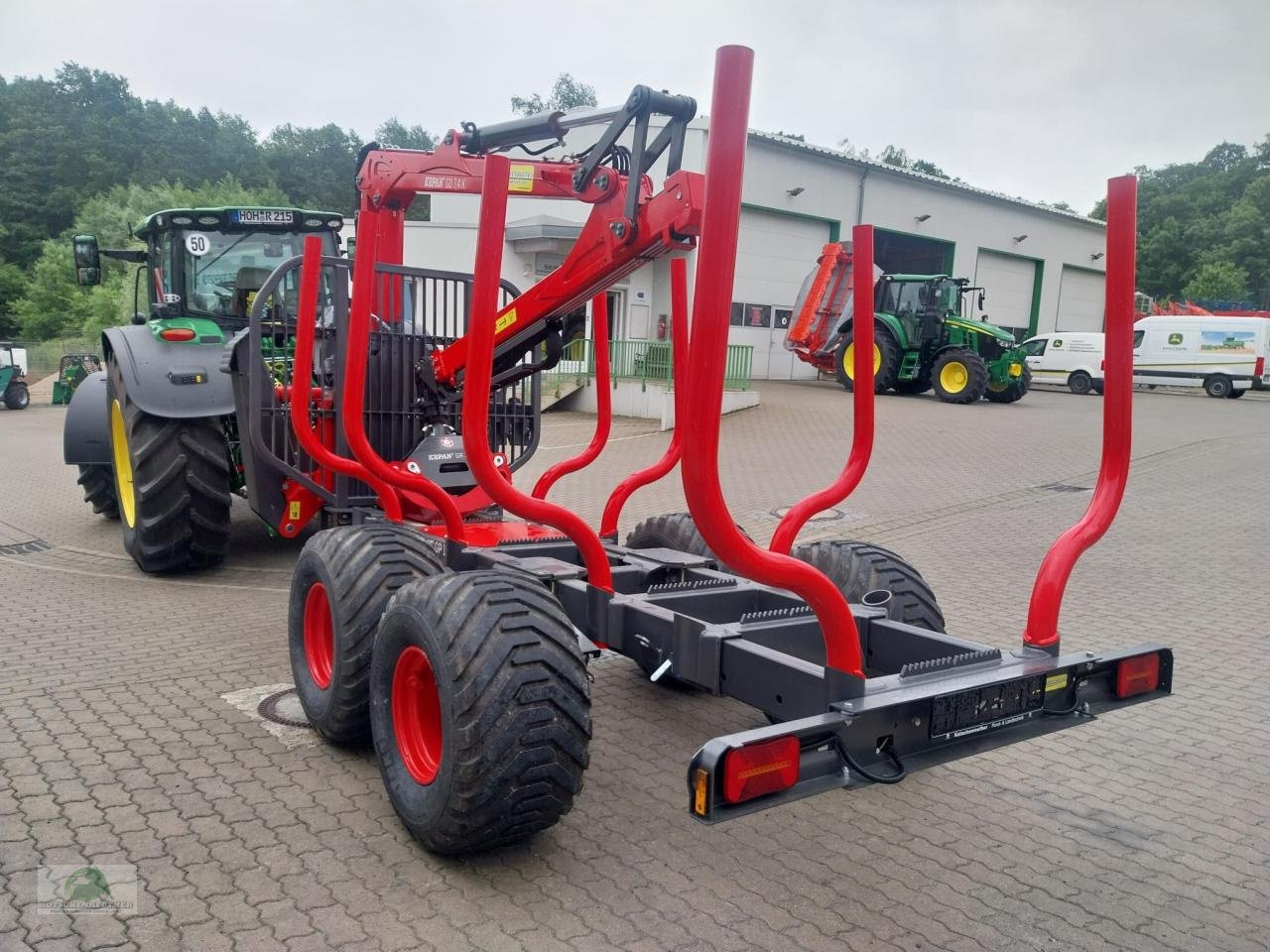 Rückewagen & Rückeanhänger типа Krpan GP 10 D mit Kran 7,4k, Neumaschine в Plauen (Фотография 4)