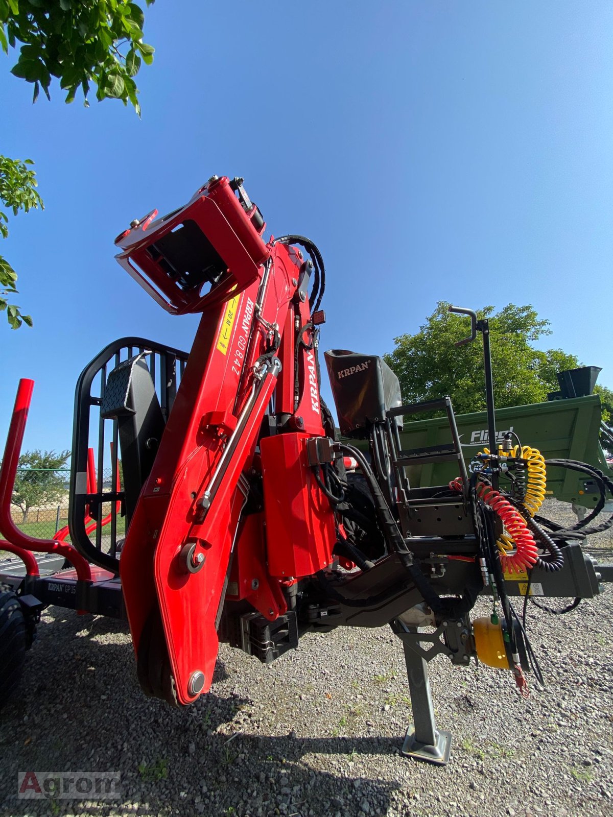 Rückewagen & Rückeanhänger от тип Krpan GP 15 D + 8,4Z Kran, Neumaschine в Meißenheim-Kürzell (Снимка 6)