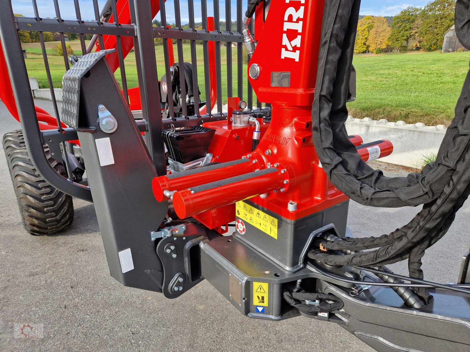 Rückewagen & Rückeanhänger a típus Krpan GP 8 DF GD 6,6 K Rückewagen Auflaufbremse Hydraulische Bremse Eigenölversorgung, Neumaschine ekkor: Tiefenbach (Kép 4)