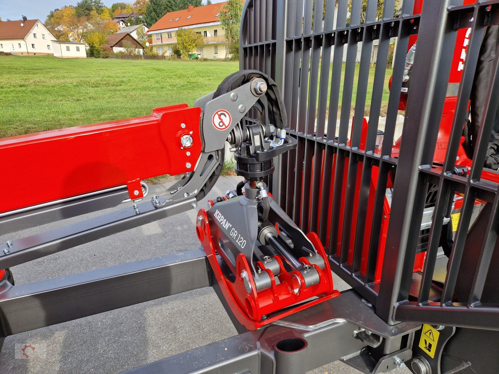 Rückewagen & Rückeanhänger a típus Krpan GP 8 DF GD 6,6 K Rückewagen Auflaufbremse Hydraulische Bremse Eigenölversorgung, Neumaschine ekkor: Tiefenbach (Kép 7)