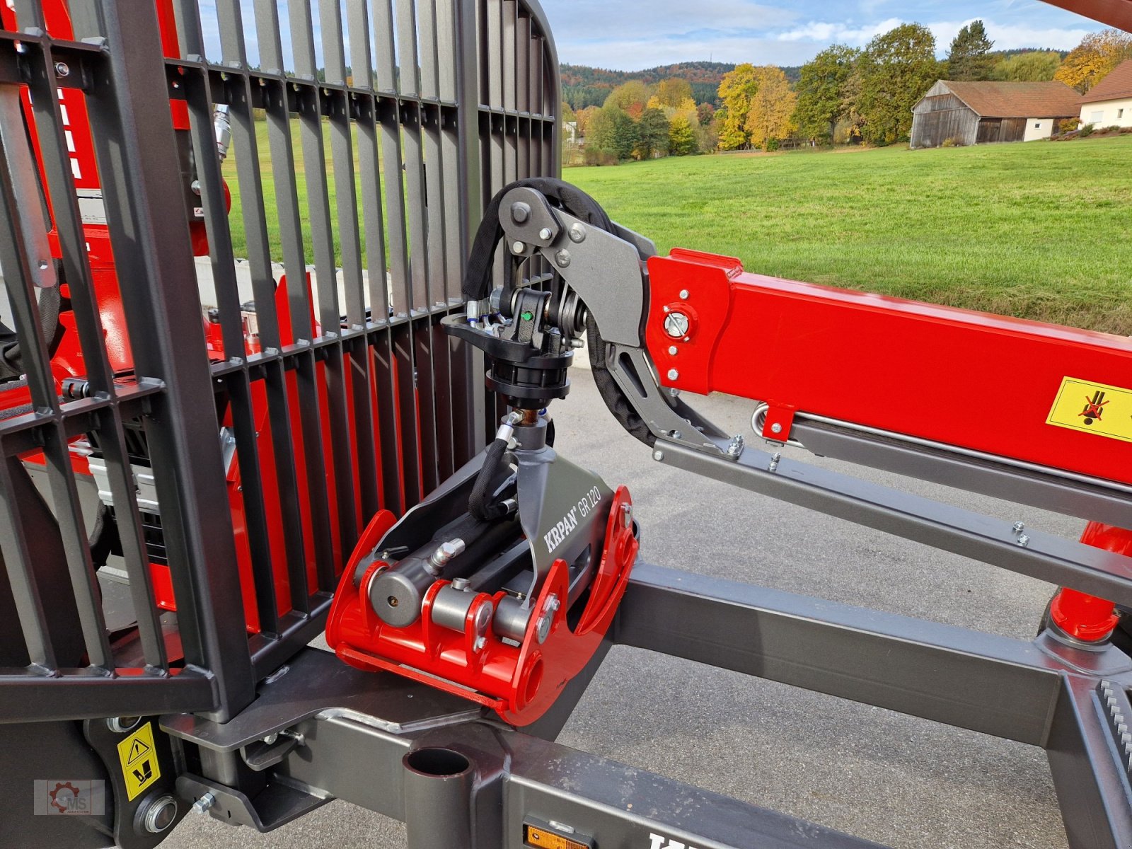 Rückewagen & Rückeanhänger a típus Krpan GP 8 DF GD 6,6 K Rückewagen Auflaufbremse Hydraulische Bremse Eigenölversorgung, Neumaschine ekkor: Tiefenbach (Kép 24)