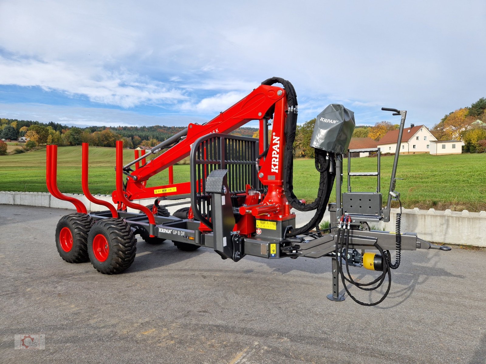 Rückewagen & Rückeanhänger del tipo Krpan GP 8 DF GD 6,6 K Rückewagen Auflaufbremse Hydraulische Bremse Eigenölversorgung, Neumaschine en Tiefenbach (Imagen 2)