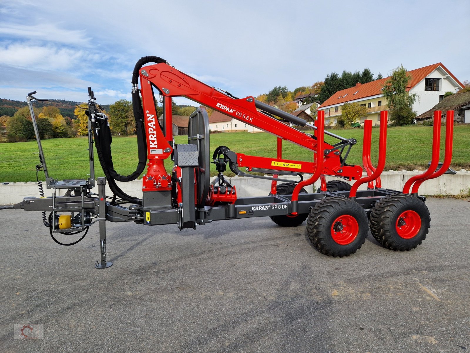 Rückewagen & Rückeanhänger del tipo Krpan GP 8 DF GD 6,6 K Rückewagen Auflaufbremse Hydraulische Bremse Eigenölversorgung, Neumaschine en Tiefenbach (Imagen 25)