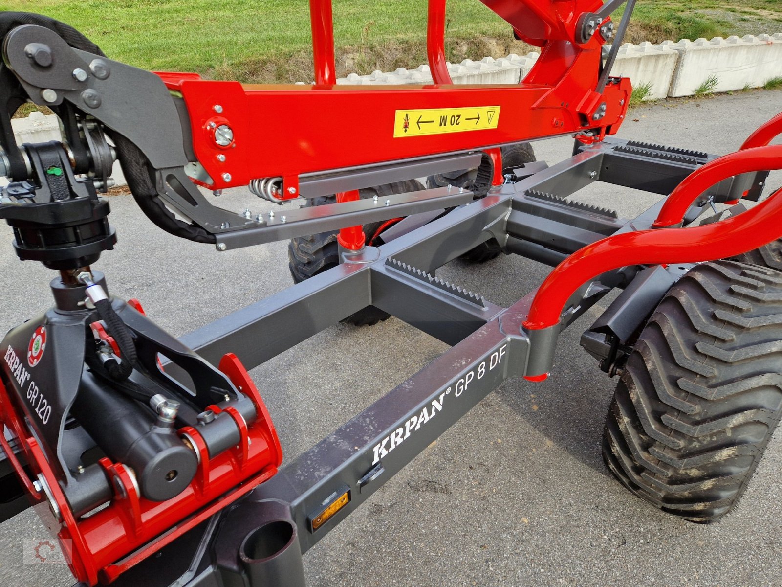 Rückewagen & Rückeanhänger del tipo Krpan GP 8 DF GD 6,6 K Rückewagen Auflaufbremse Hydraulische Bremse Eigenölversorgung, Neumaschine en Tiefenbach (Imagen 27)