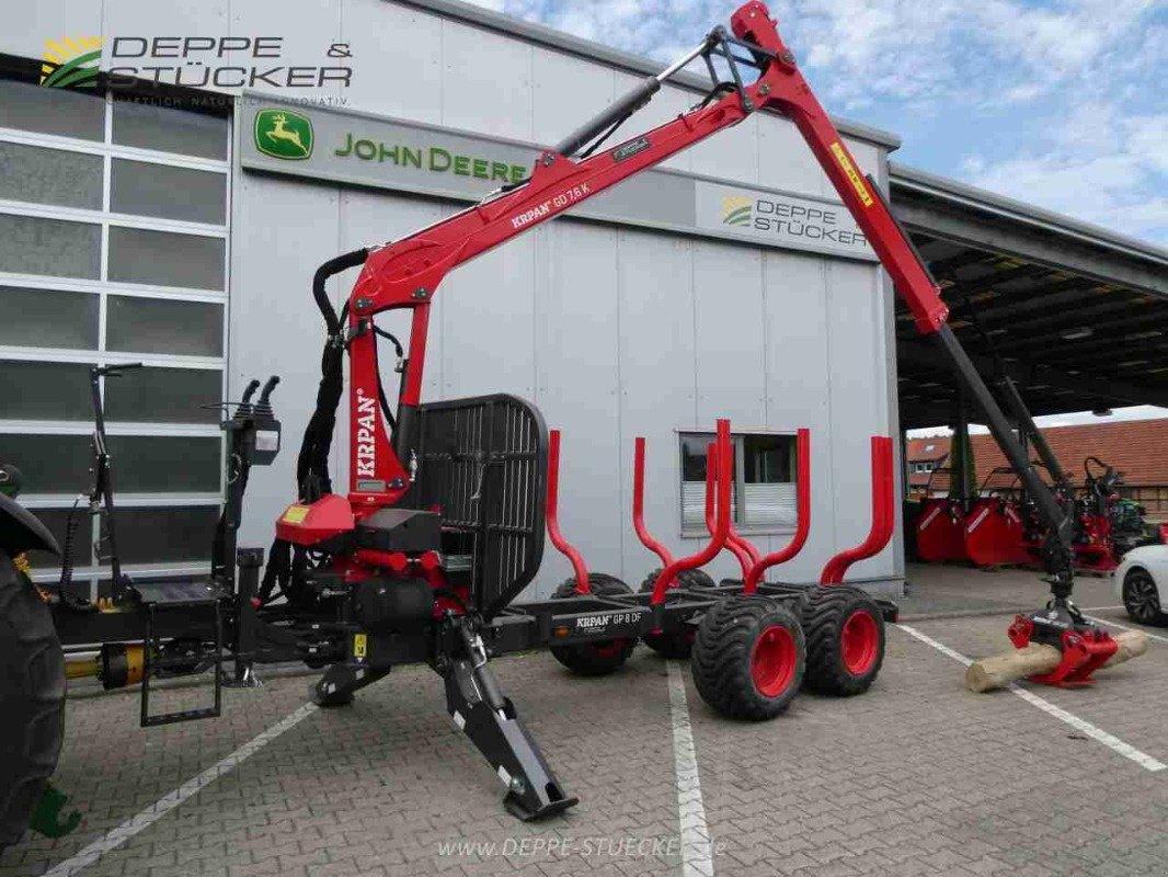 Rückewagen & Rückeanhänger Türe ait Krpan GP 8 DF + GD 7,6 K, Gebrauchtmaschine içinde Lauterberg/Barbis (resim 2)