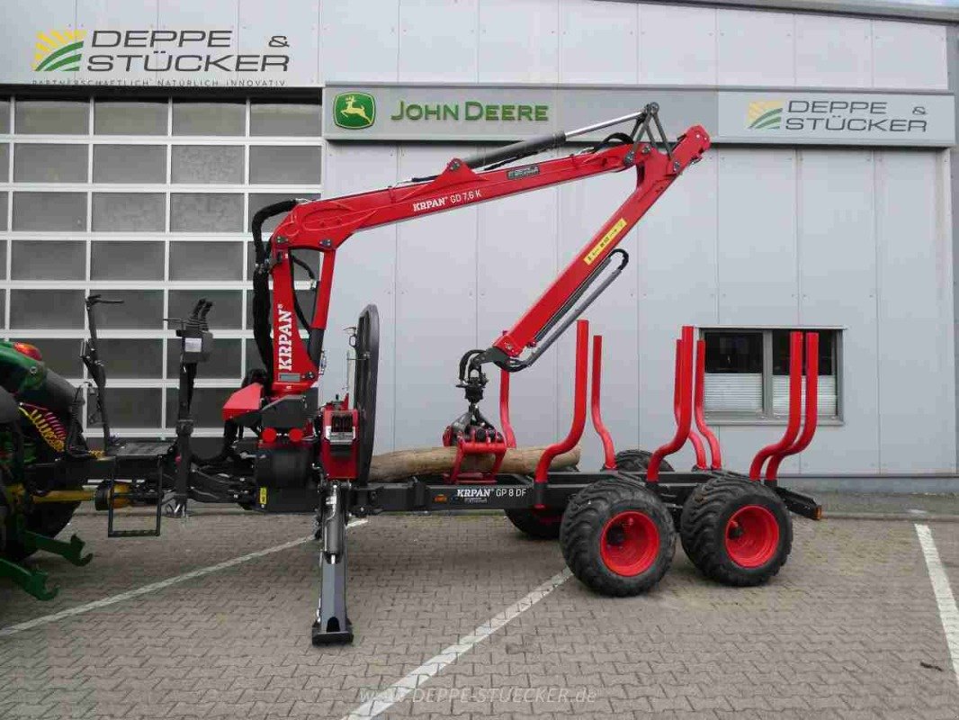 Rückewagen & Rückeanhänger Türe ait Krpan GP 8 DF + GD 7,6 K, Gebrauchtmaschine içinde Lauterberg/Barbis (resim 8)