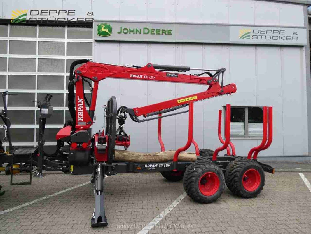 Rückewagen & Rückeanhänger Türe ait Krpan GP 8 DF + GD 7,6 K, Gebrauchtmaschine içinde Lauterberg/Barbis (resim 9)