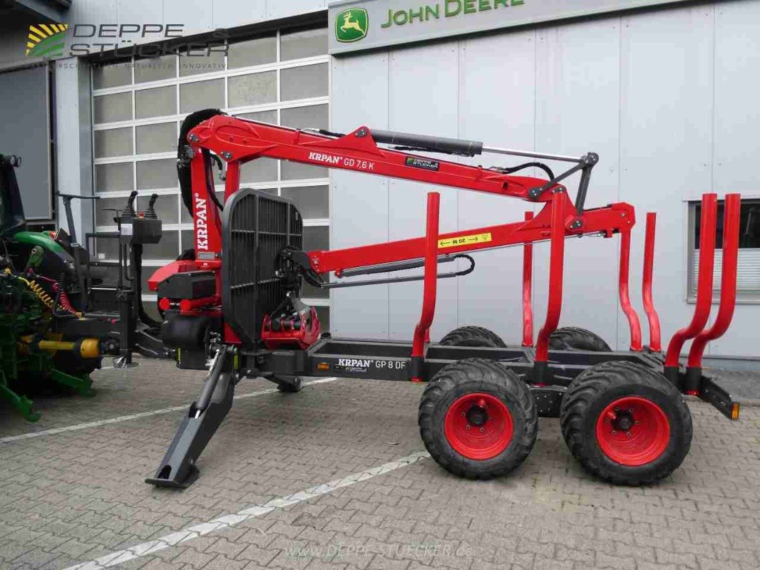 Rückewagen & Rückeanhänger Türe ait Krpan GP 8 DF + GD 7,6 K, Gebrauchtmaschine içinde Lauterberg/Barbis (resim 13)