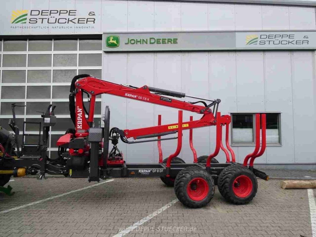 Rückewagen & Rückeanhänger Türe ait Krpan GP 8 DF + GD 7,6 K, Gebrauchtmaschine içinde Lauterberg/Barbis (resim 14)