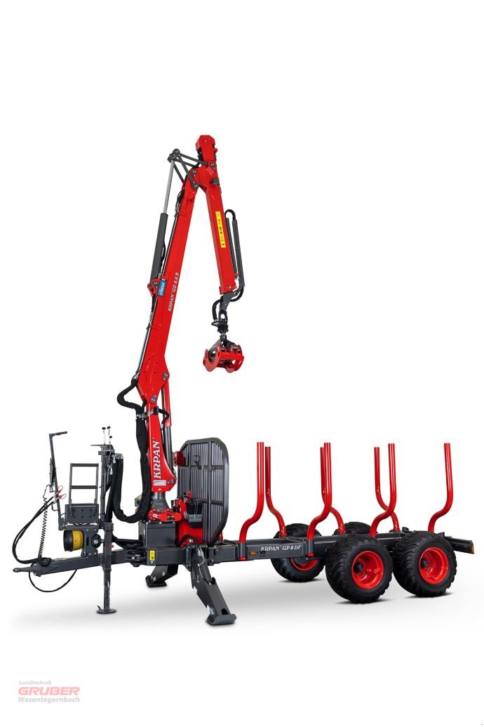 Rückewagen & Rückeanhänger of the type Krpan GP 8 DF + Kran GD 7,6 K, Neumaschine in Dorfen (Picture 2)