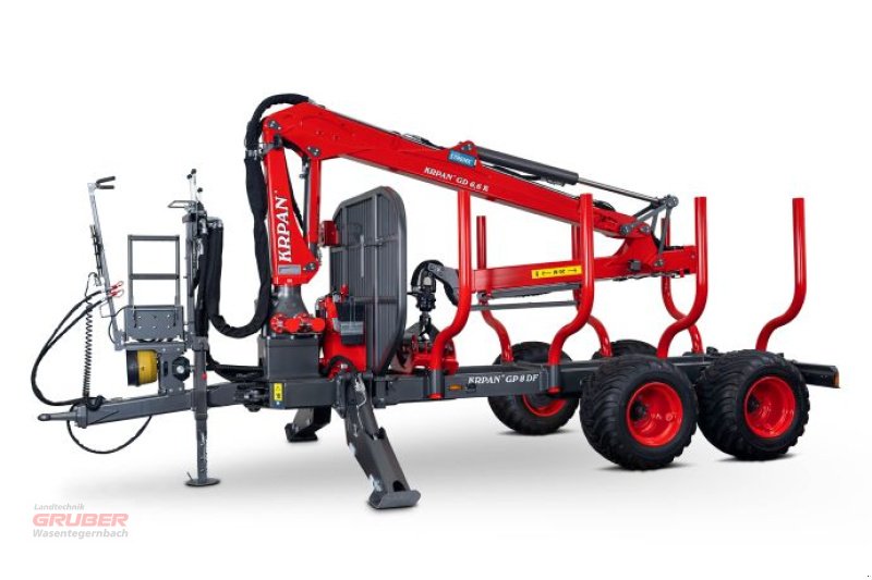 Rückewagen & Rückeanhänger of the type Krpan GP 8 DF + Kran GD 7,6 K, Neumaschine in Dorfen (Picture 3)