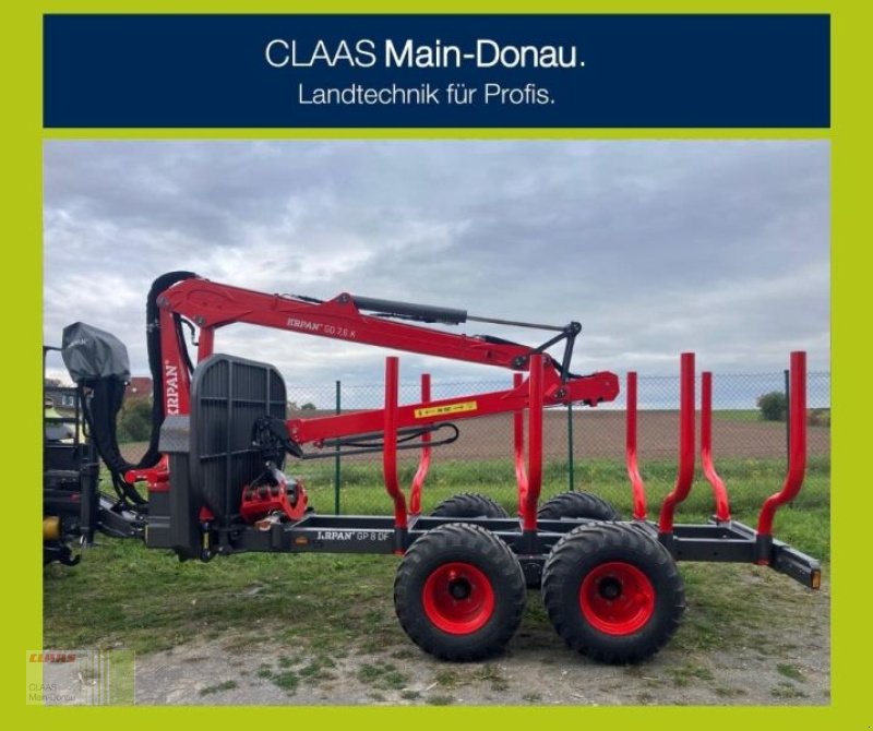 Rückewagen & Rückeanhänger типа Krpan GP 8 DF, Neumaschine в Schlüsselfeld (Фотография 1)