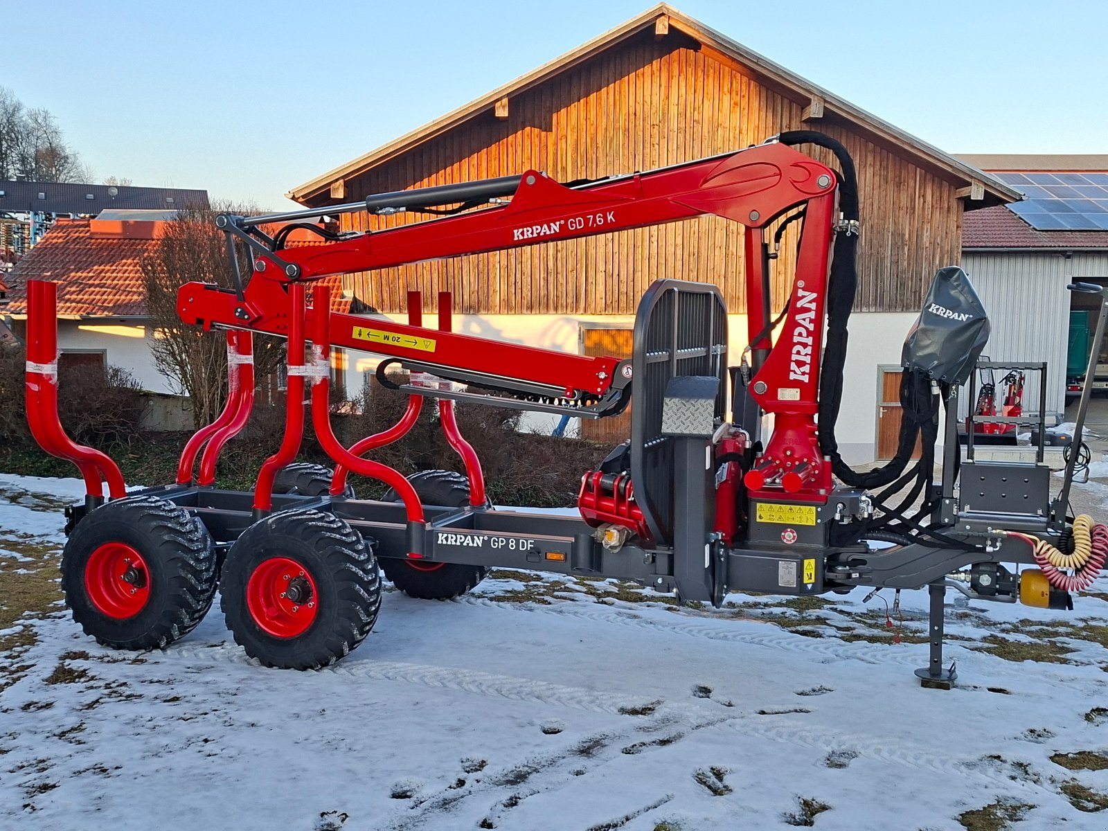 Rückewagen & Rückeanhänger del tipo Krpan GP 8 DF, Neumaschine In Cham (Immagine 1)
