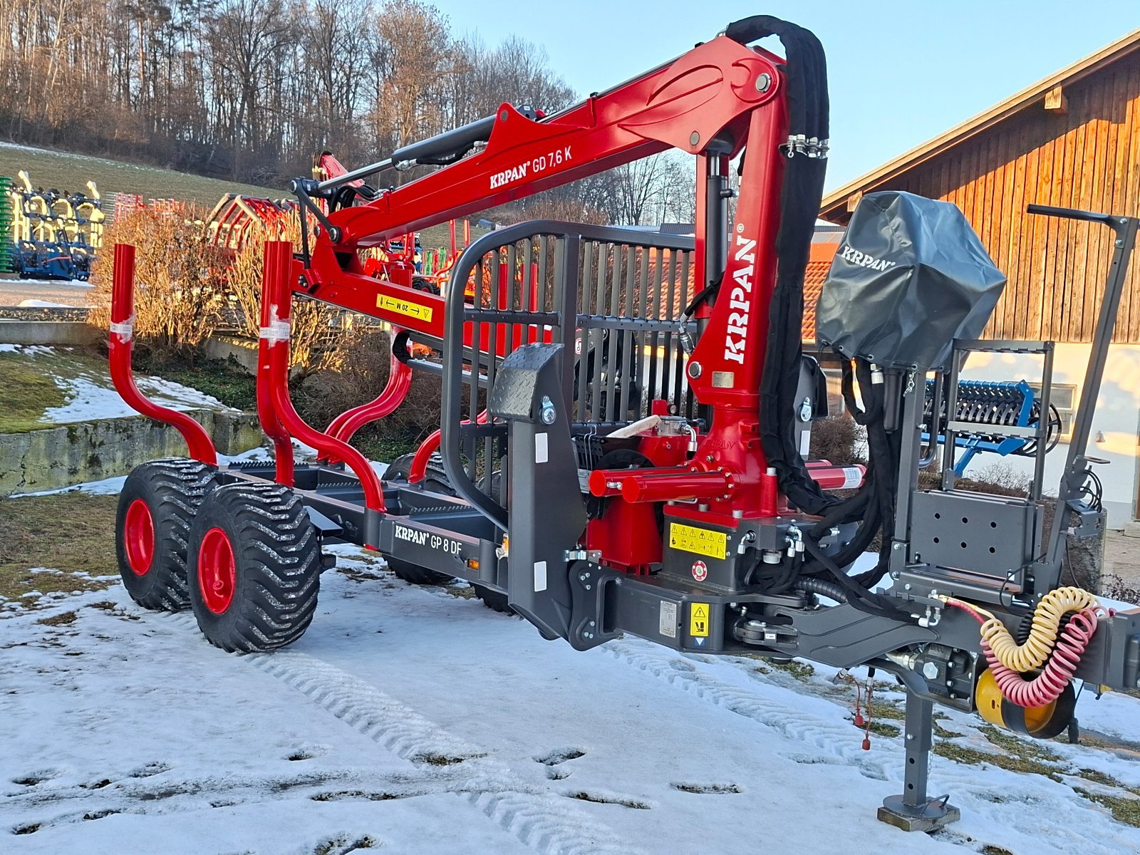Rückewagen & Rückeanhänger del tipo Krpan GP 8 DF, Neumaschine In Cham (Immagine 2)