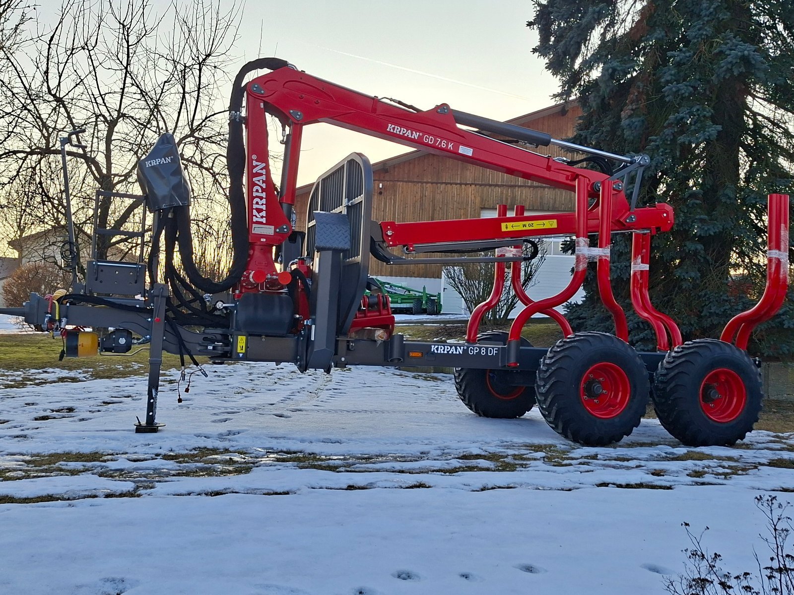 Rückewagen & Rückeanhänger del tipo Krpan GP 8 DF, Neumaschine In Cham (Immagine 3)