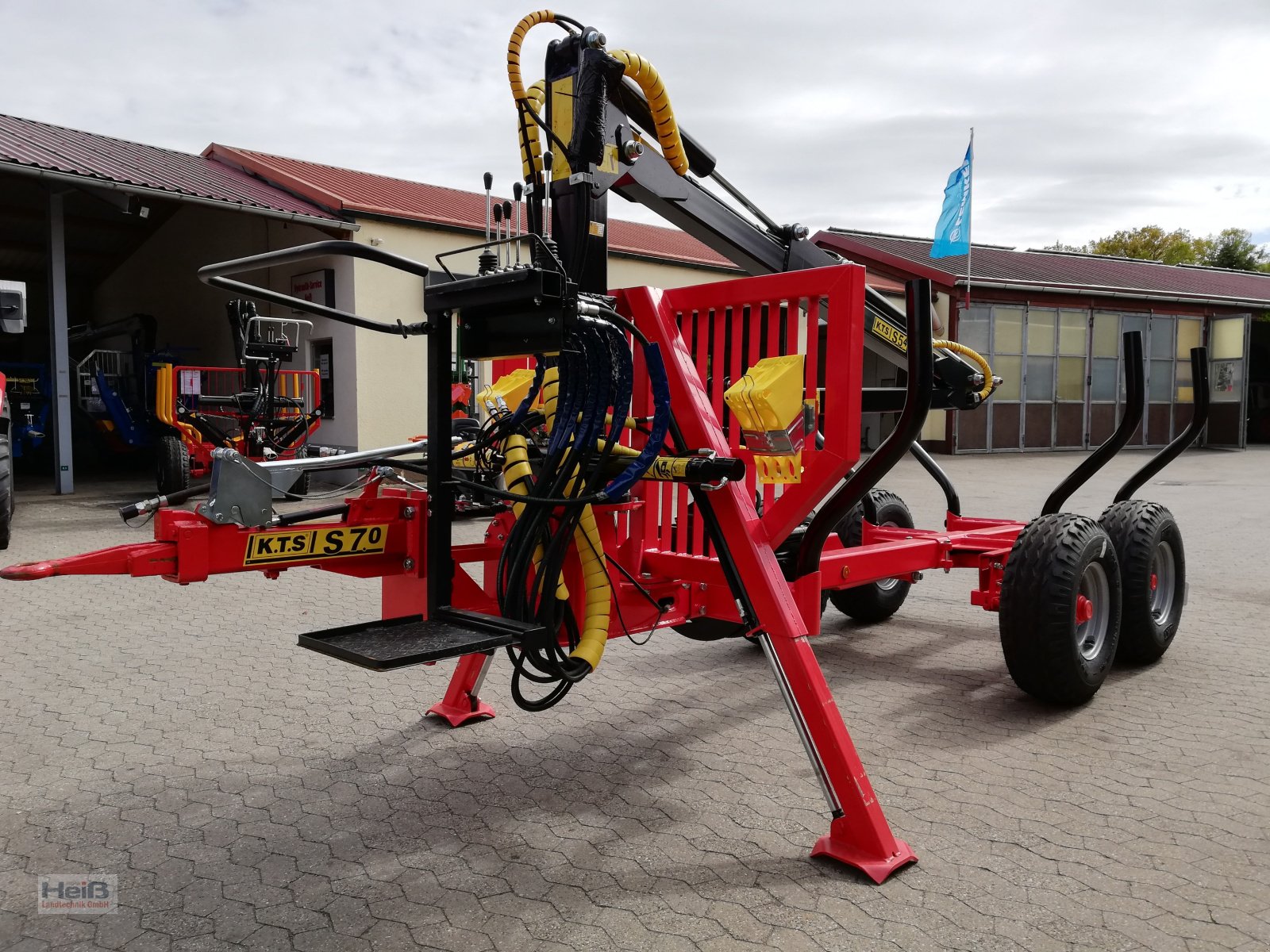 Rückewagen & Rückeanhänger del tipo KTS 7.0 mit 5,4m Kran, Neumaschine en Merkendorf (Imagen 3)