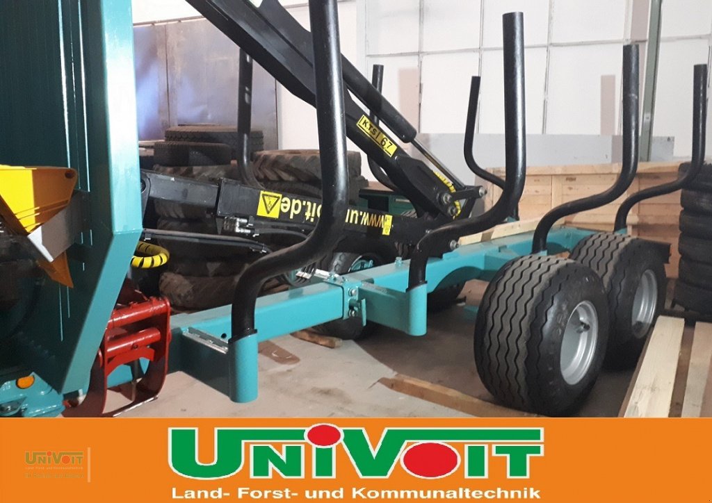 Rückewagen & Rückeanhänger des Typs KTS KTS (Gassner) 12.5 to. Druckluftbremse Straßenzulassung, Gebrauchtmaschine in Warmensteinach (Bild 5)