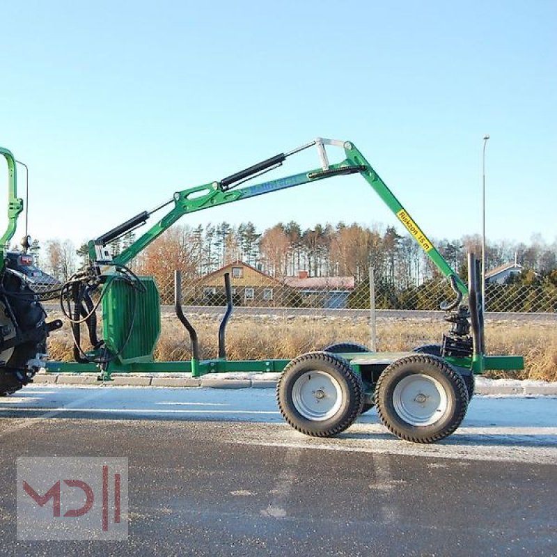 Rückewagen & Rückeanhänger des Typs MD Landmaschinen KELLFRI Forstanhänger mit Kran 3,6M, Neumaschine in Zeven (Bild 2)