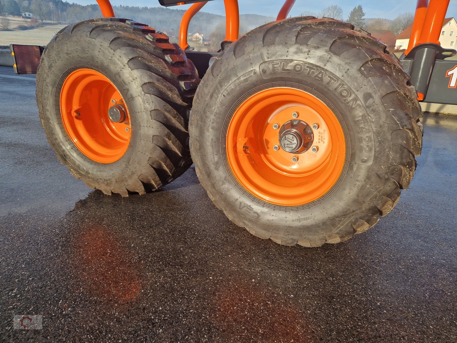 Rückewagen & Rückeanhänger typu MTM 10T 10to 9,20m Kran Druckluft Doppelrohrrahmen, Neumaschine v Tiefenbach (Obrázek 5)