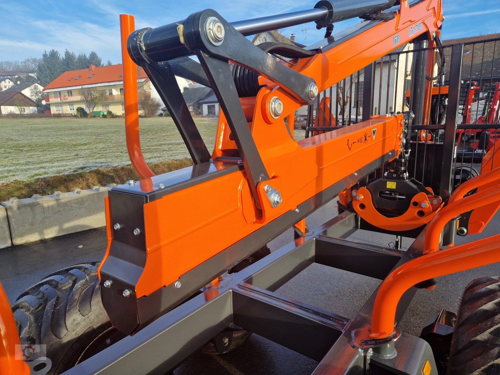 Rückewagen & Rückeanhänger typu MTM 10T 10to 9,20m Kran Druckluft Doppelrohrrahmen, Neumaschine v Tiefenbach (Obrázek 11)