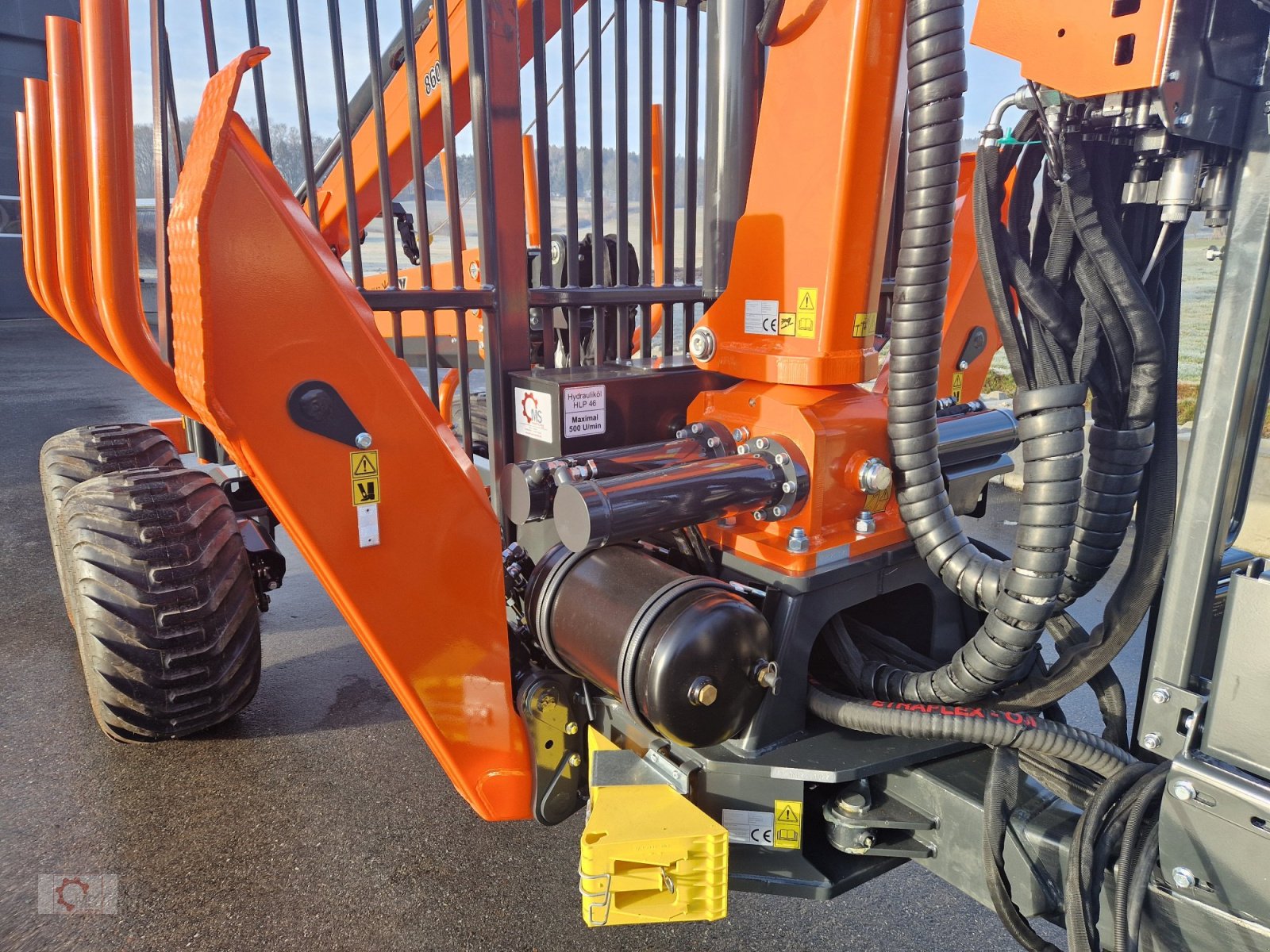 Rückewagen & Rückeanhänger typu MTM 10T 10to 9,20m Kran Druckluft Doppelrohrrahmen, Neumaschine v Tiefenbach (Obrázek 15)