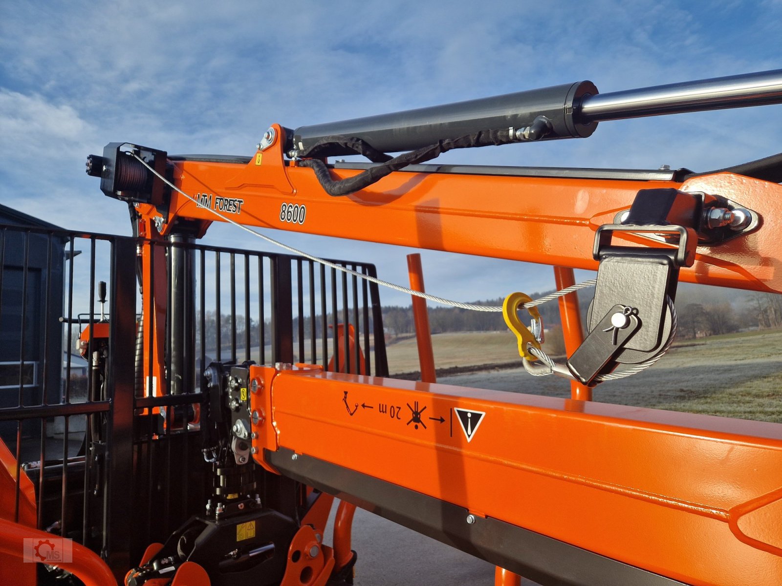 Rückewagen & Rückeanhänger typu MTM 10T 10to 9,20m Kran Druckluft Doppelrohrrahmen, Neumaschine v Tiefenbach (Obrázek 19)