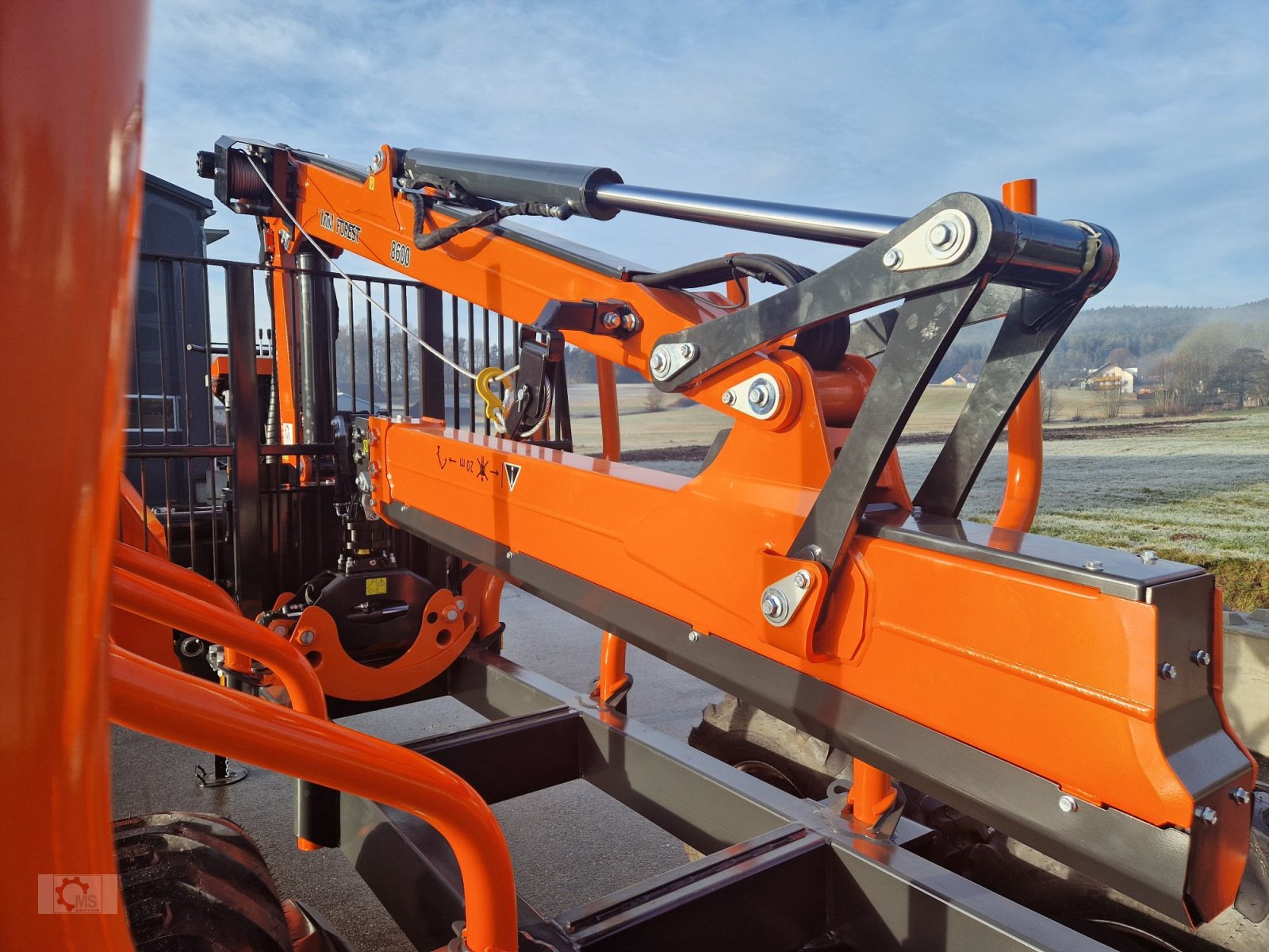 Rückewagen & Rückeanhänger typu MTM 10T 10to 9,20m Kran Druckluft Doppelrohrrahmen, Neumaschine v Tiefenbach (Obrázek 20)