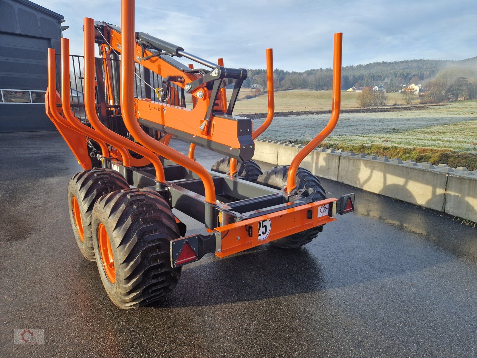 Rückewagen & Rückeanhänger typu MTM 10T 10to 9,20m Kran Druckluft Doppelrohrrahmen, Neumaschine v Tiefenbach (Obrázek 22)