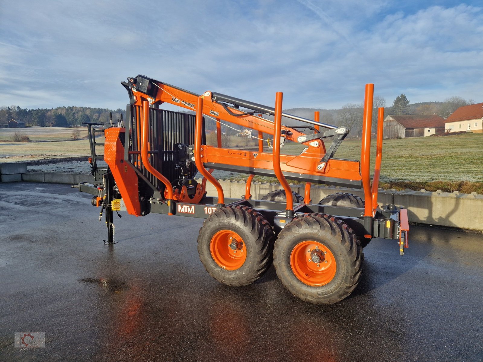 Rückewagen & Rückeanhänger typu MTM 10T 10to 9,20m Kran Druckluft Doppelrohrrahmen, Neumaschine v Tiefenbach (Obrázek 24)