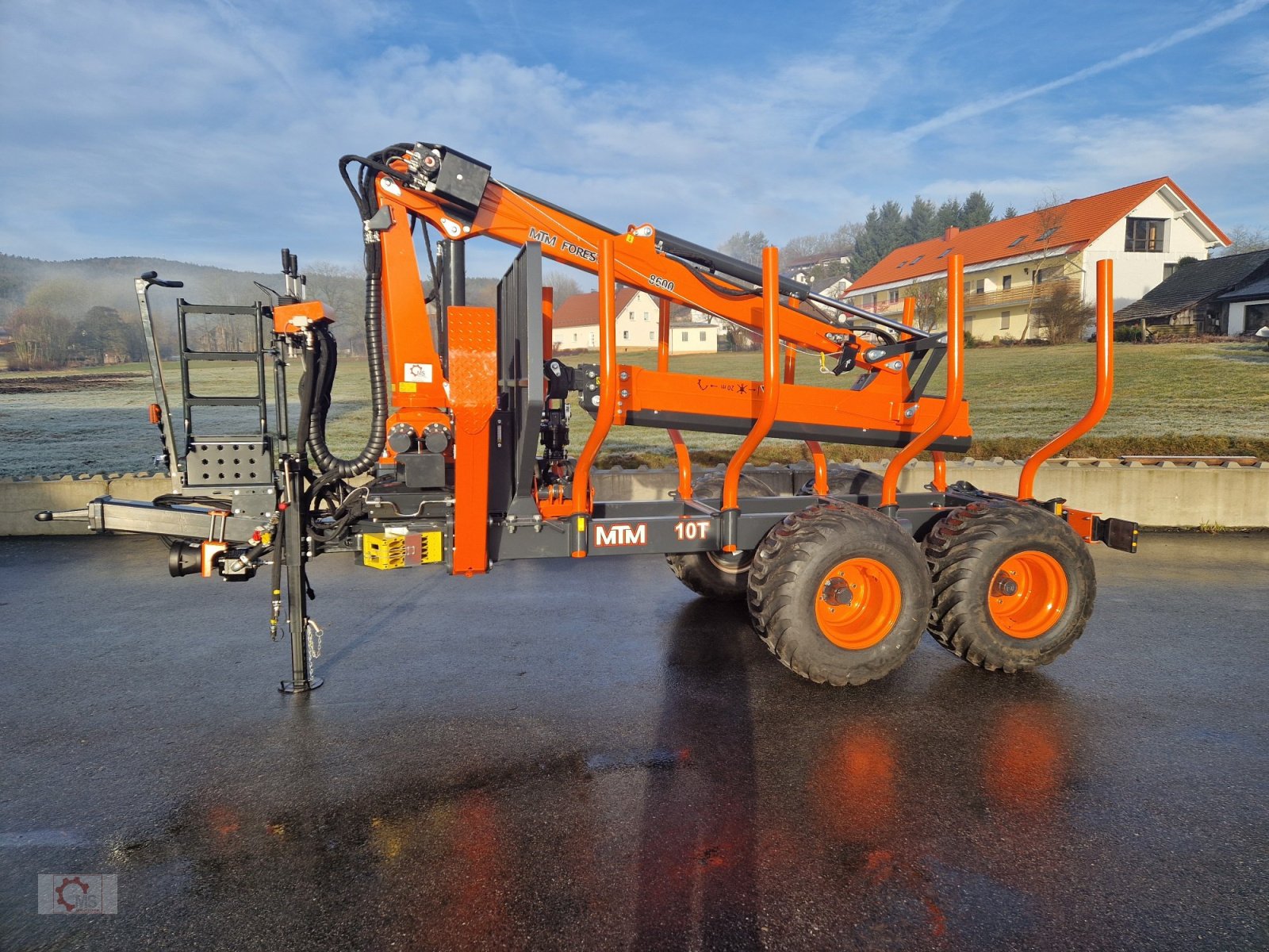 Rückewagen & Rückeanhänger des Typs MTM 10T 10to 9,20m Kran Druckluft Doppelrohrrahmen, Neumaschine in Tiefenbach (Bild 23)