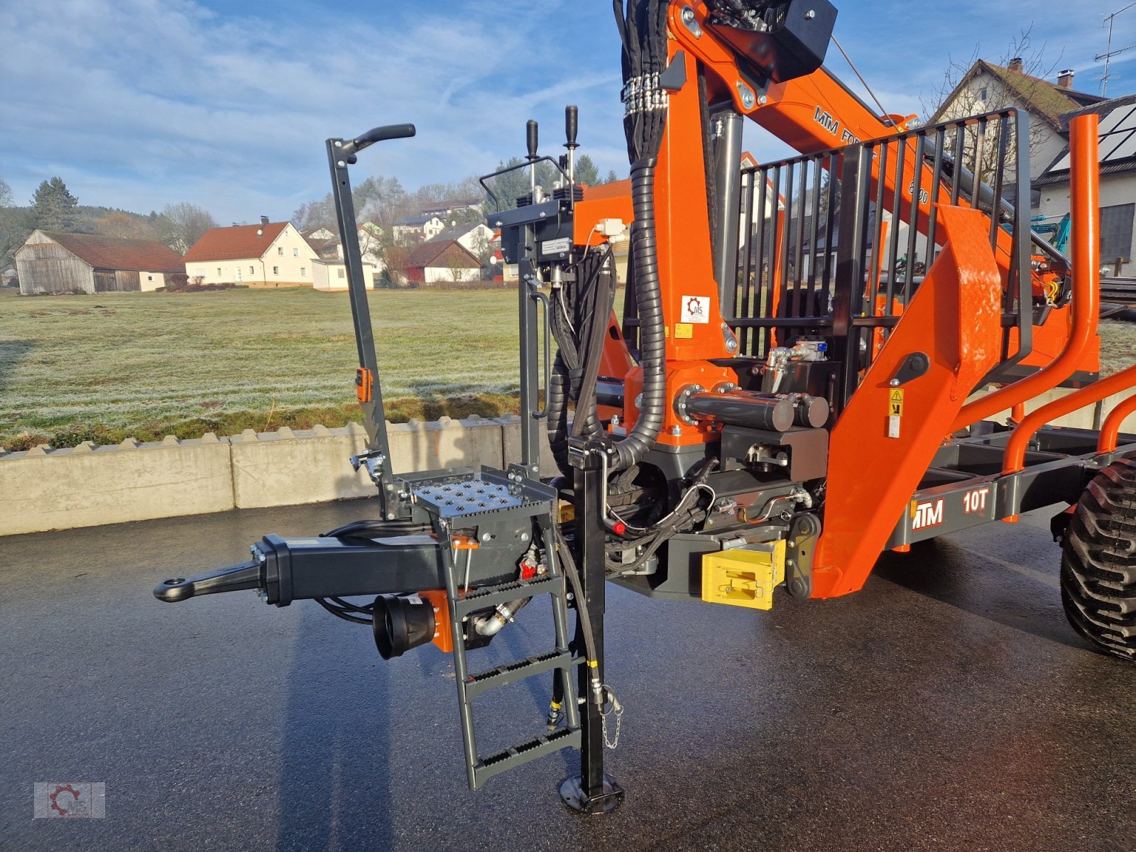 Rückewagen & Rückeanhänger des Typs MTM 10T 10to 9,20m Kran Druckluft Doppelrohrrahmen, Neumaschine in Tiefenbach (Bild 25)