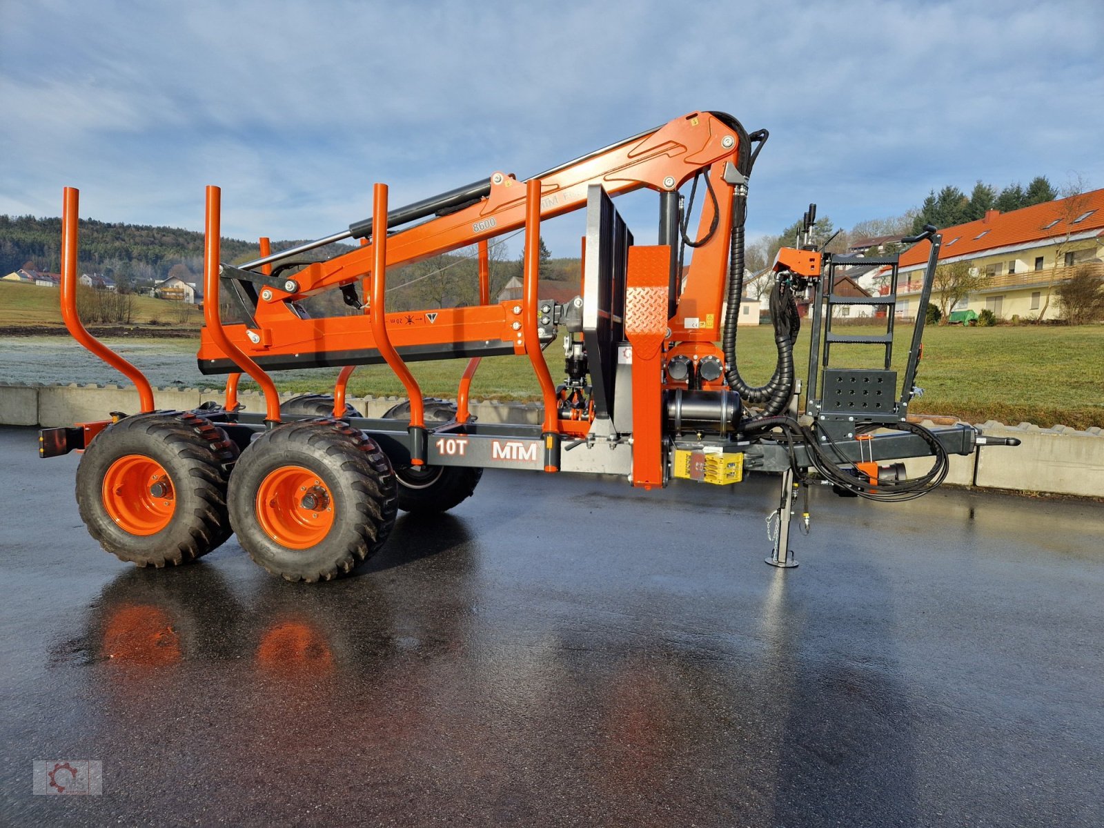 Rückewagen & Rückeanhänger des Typs MTM 10T 10to 9,20m Kran Druckluft Doppelrohrrahmen, Neumaschine in Tiefenbach (Bild 31)