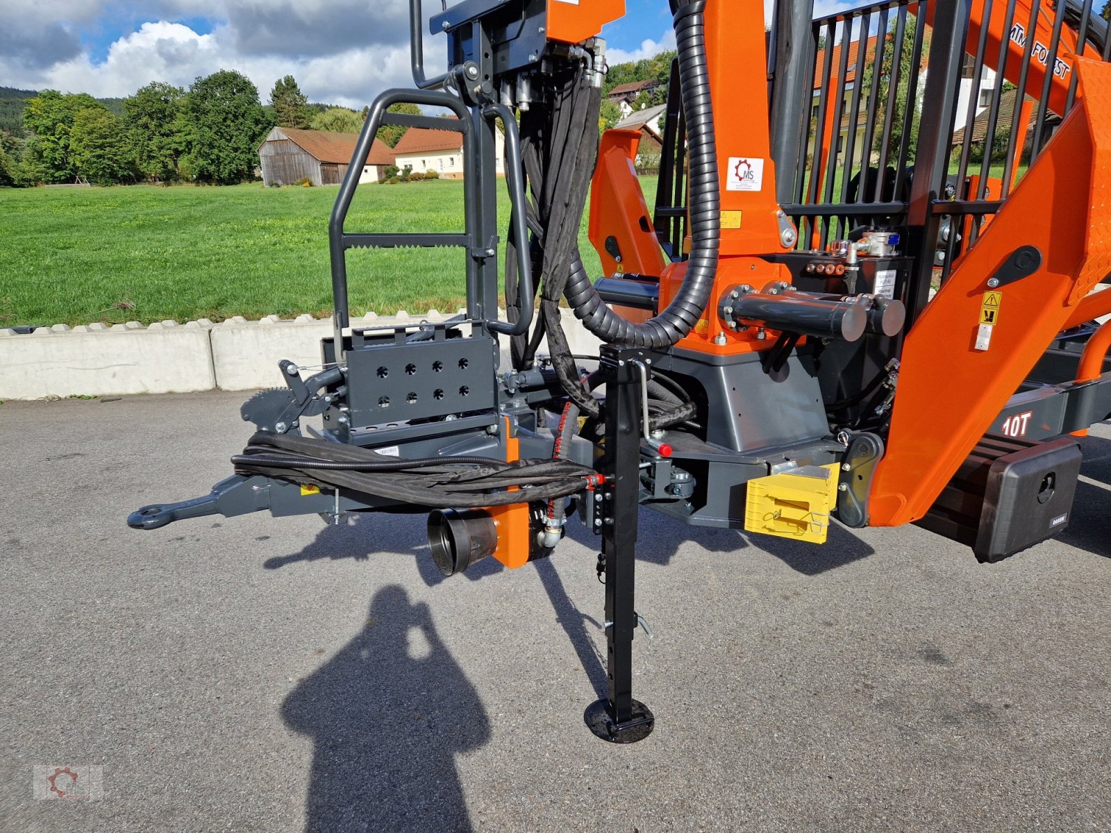 Rückewagen & Rückeanhänger a típus MTM 10T 9,20m Kran Auflaufbremse Hydraulische Bremse Doppelrohrrahmen, Neumaschine ekkor: Tiefenbach (Kép 7)