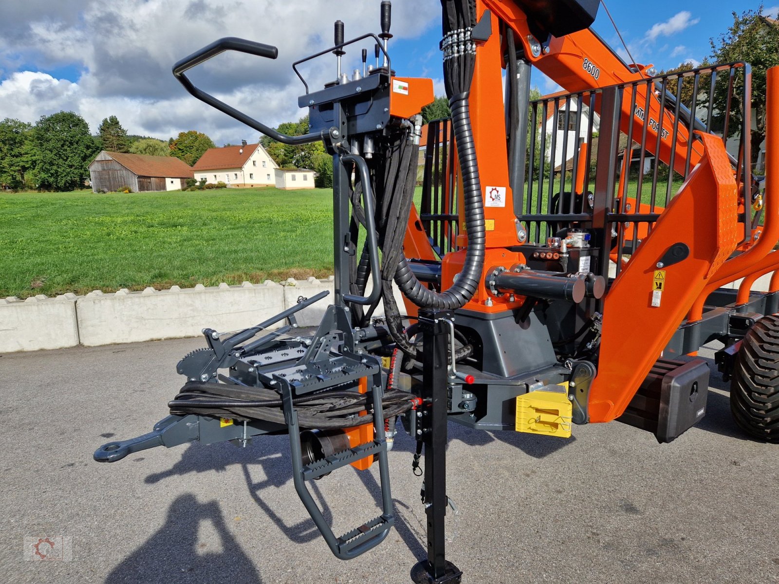 Rückewagen & Rückeanhänger a típus MTM 10T 9,20m Kran Auflaufbremse Hydraulische Bremse Doppelrohrrahmen, Neumaschine ekkor: Tiefenbach (Kép 8)