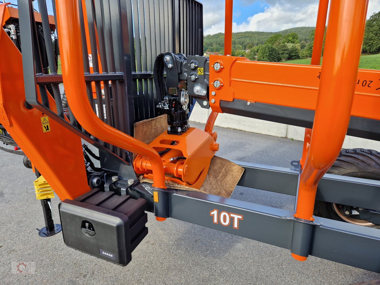 Rückewagen & Rückeanhänger a típus MTM 10T 9,20m Kran Auflaufbremse Hydraulische Bremse Doppelrohrrahmen, Neumaschine ekkor: Tiefenbach (Kép 11)