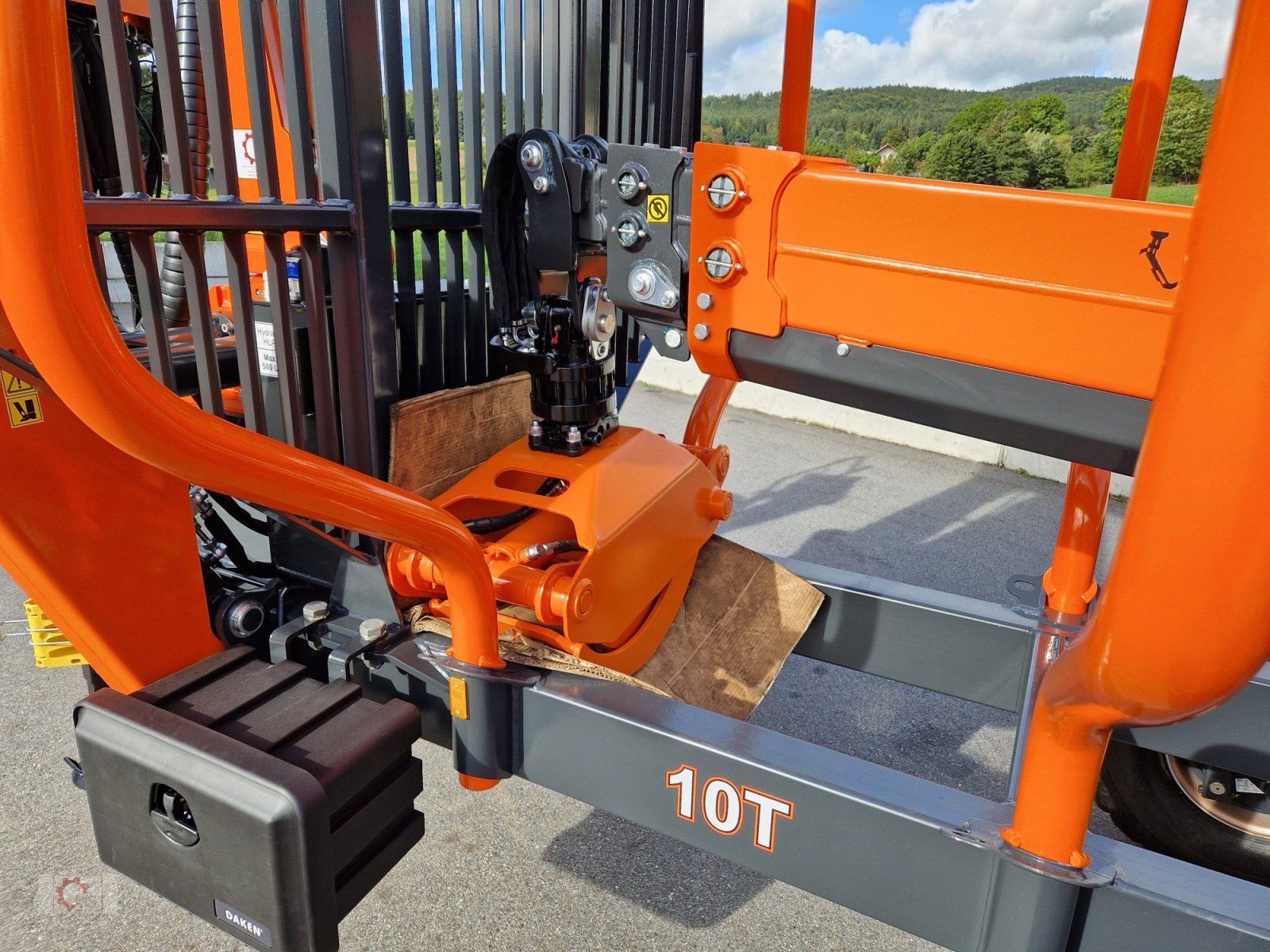 Rückewagen & Rückeanhänger a típus MTM 10T 9,20m Kran Auflaufbremse Hydraulische Bremse Doppelrohrrahmen, Neumaschine ekkor: Tiefenbach (Kép 14)