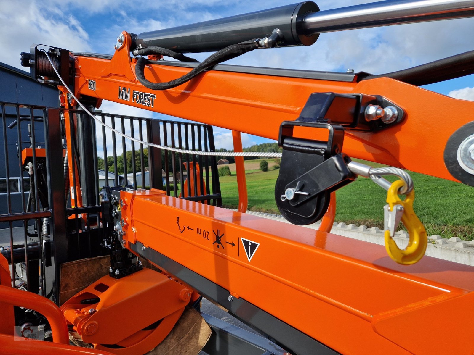 Rückewagen & Rückeanhänger a típus MTM 10T 9,20m Kran Auflaufbremse Hydraulische Bremse Doppelrohrrahmen, Neumaschine ekkor: Tiefenbach (Kép 15)