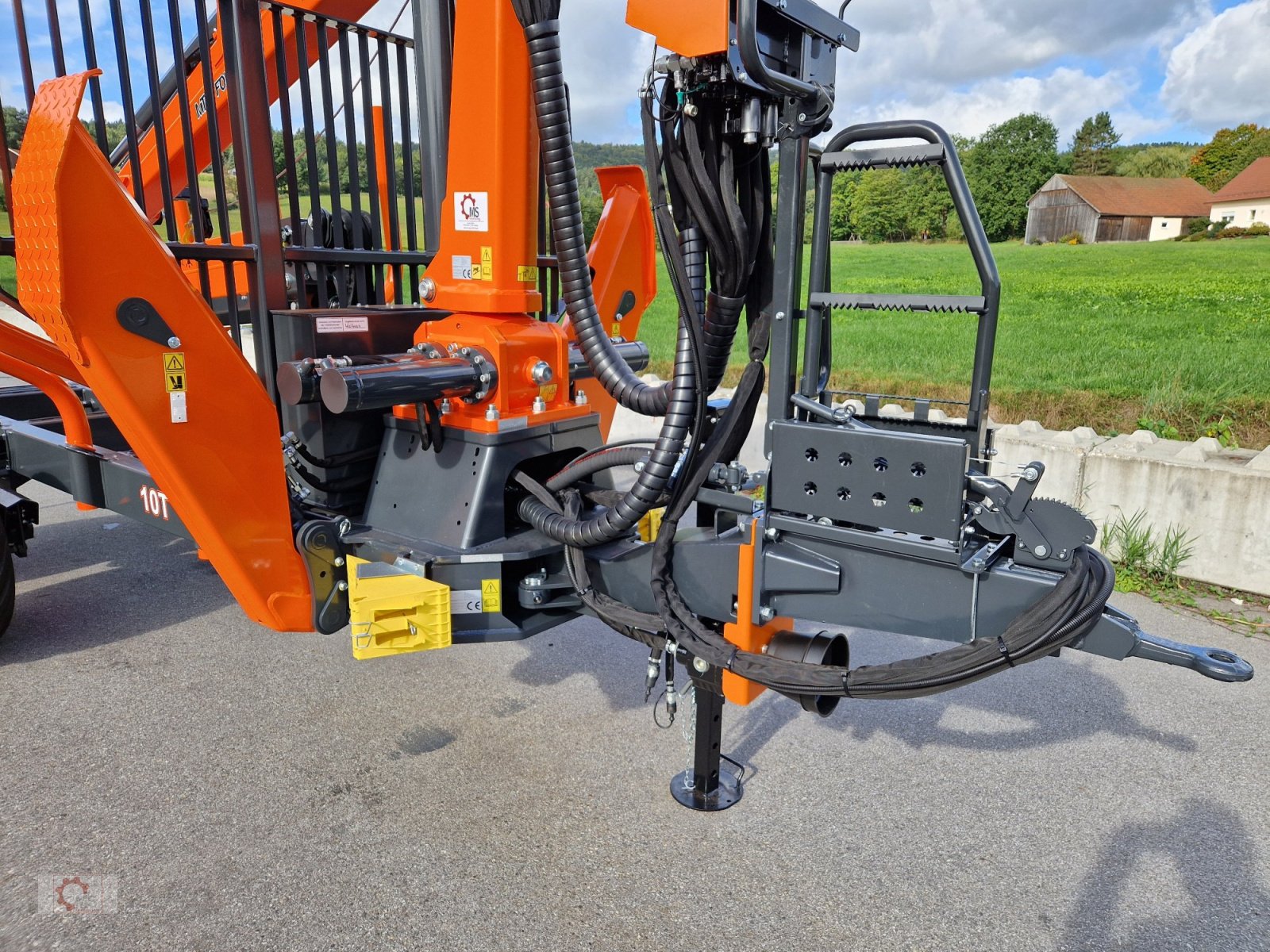 Rückewagen & Rückeanhänger a típus MTM 10T 9,20m Kran Auflaufbremse Hydraulische Bremse Doppelrohrrahmen, Neumaschine ekkor: Tiefenbach (Kép 27)