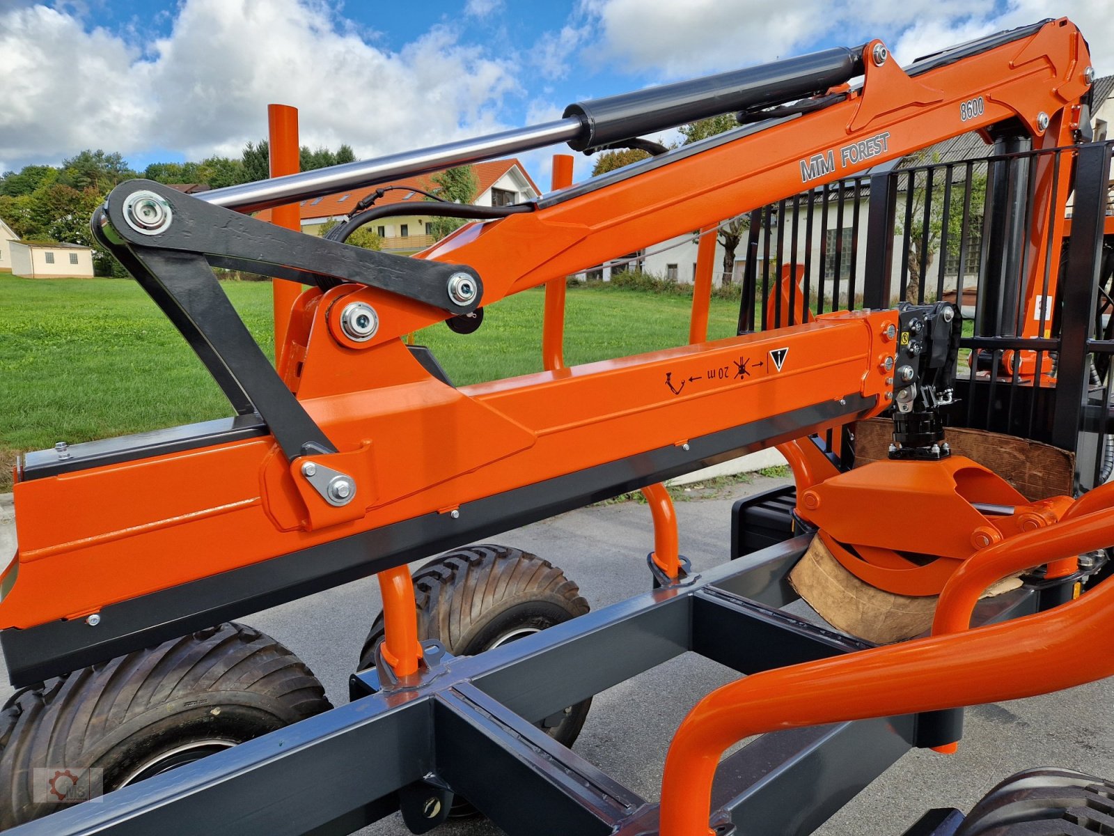 Rückewagen & Rückeanhänger a típus MTM 10T 9,20m Kran Auflaufbremse Hydraulische Bremse Doppelrohrrahmen, Neumaschine ekkor: Tiefenbach (Kép 30)