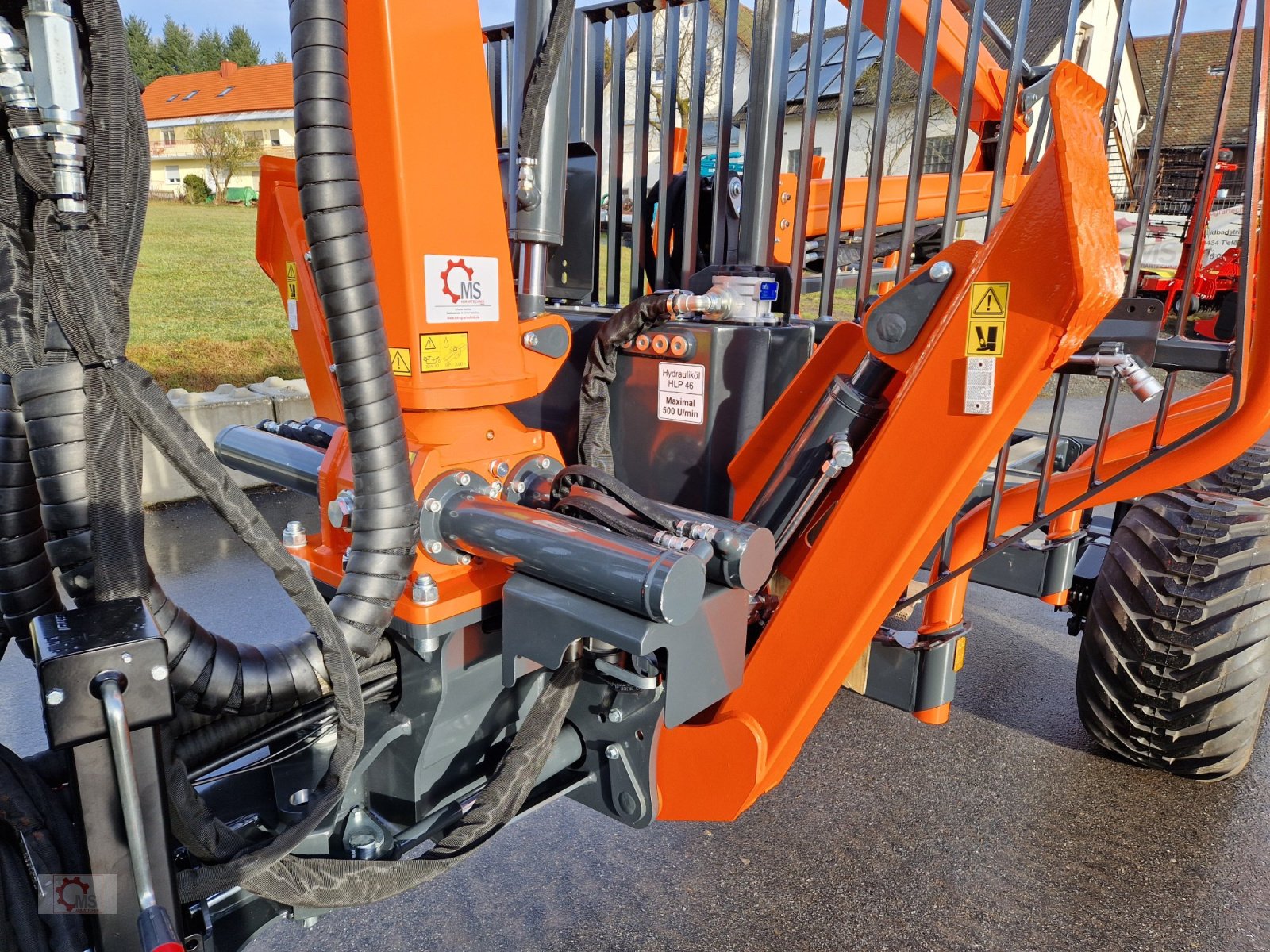 Rückewagen & Rückeanhänger typu MTM 10T S 10to 7,20m Kran Druckluft Zentralrohrrahmen, Neumaschine v Tiefenbach (Obrázek 14)