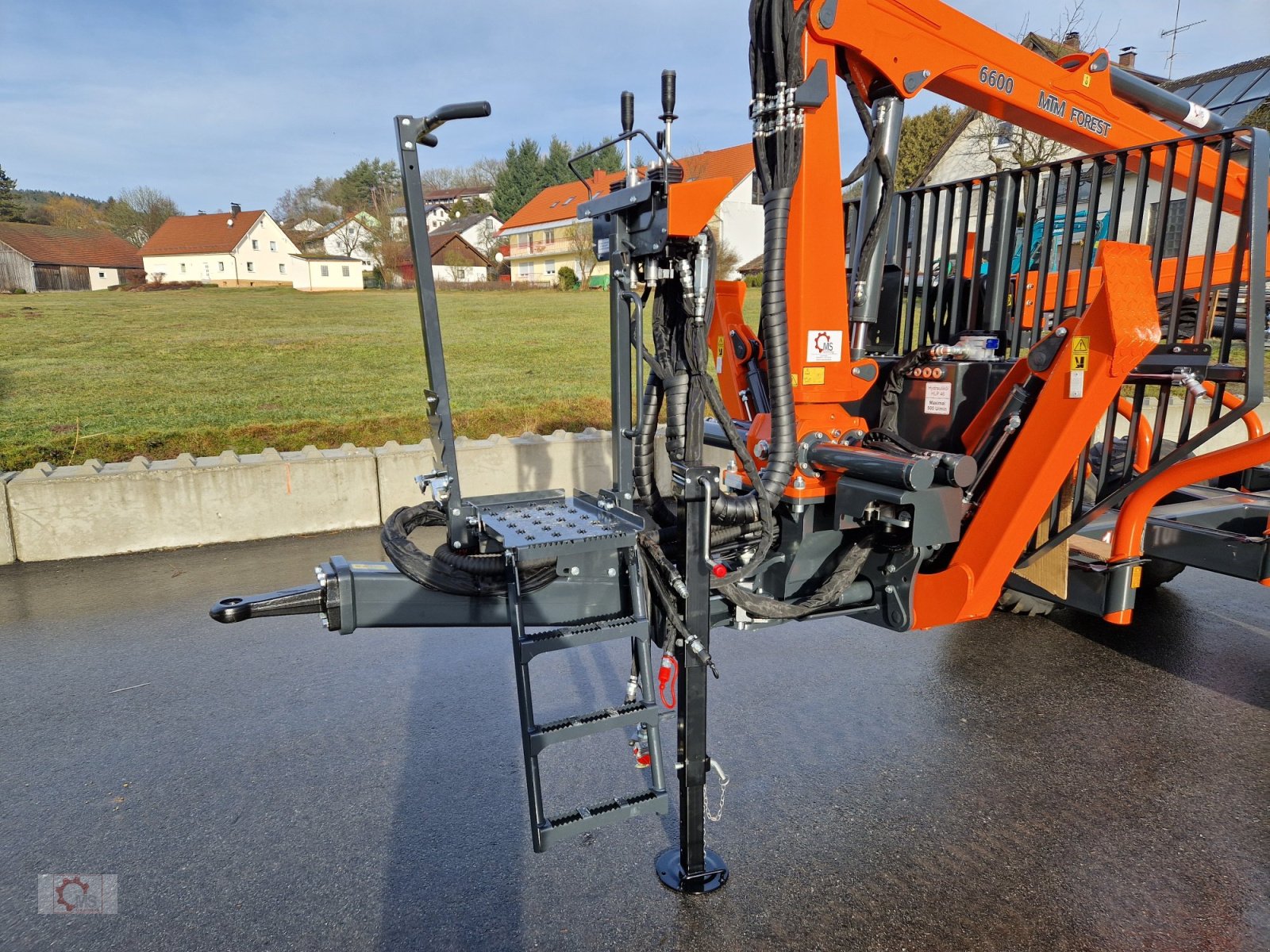 Rückewagen & Rückeanhänger typu MTM 10T S 10to 7,20m Kran Druckluft Zentralrohrrahmen, Neumaschine v Tiefenbach (Obrázek 18)