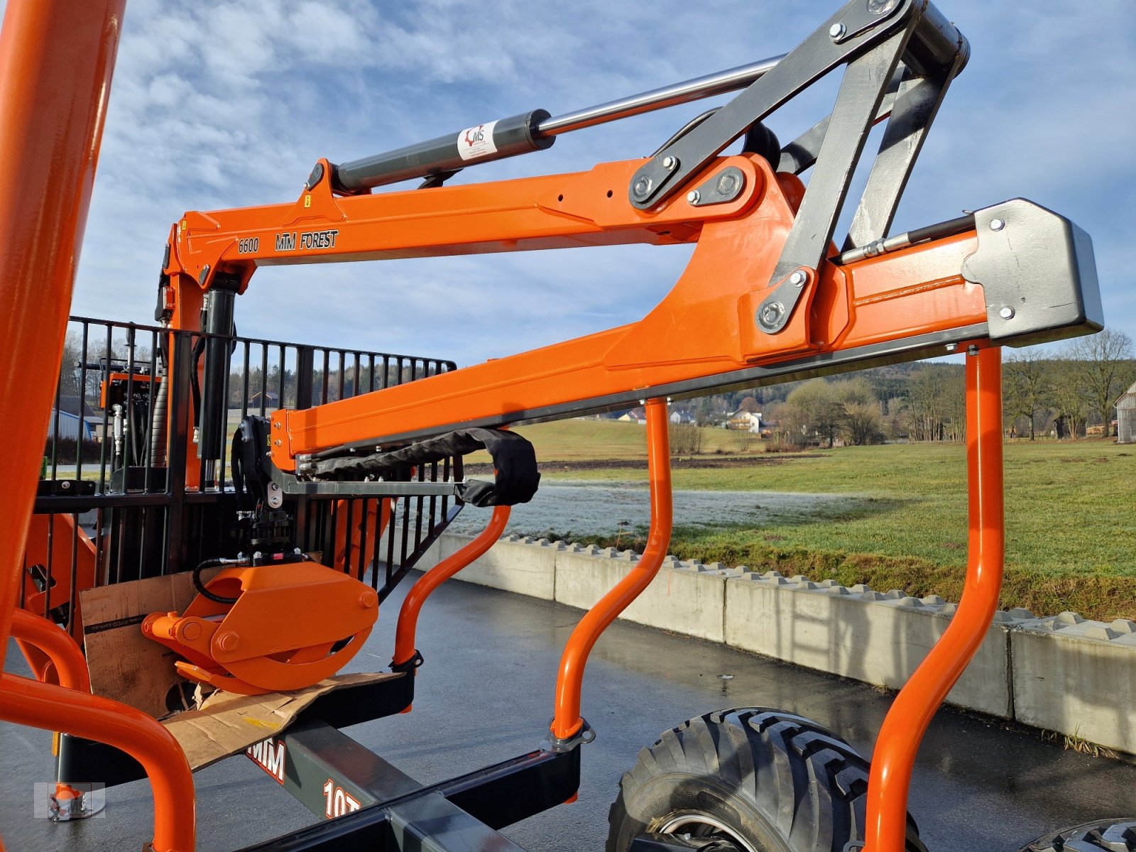 Rückewagen & Rückeanhänger typu MTM 10T S 10to 7,20m Kran Druckluft Zentralrohrrahmen, Neumaschine w Tiefenbach (Zdjęcie 15)