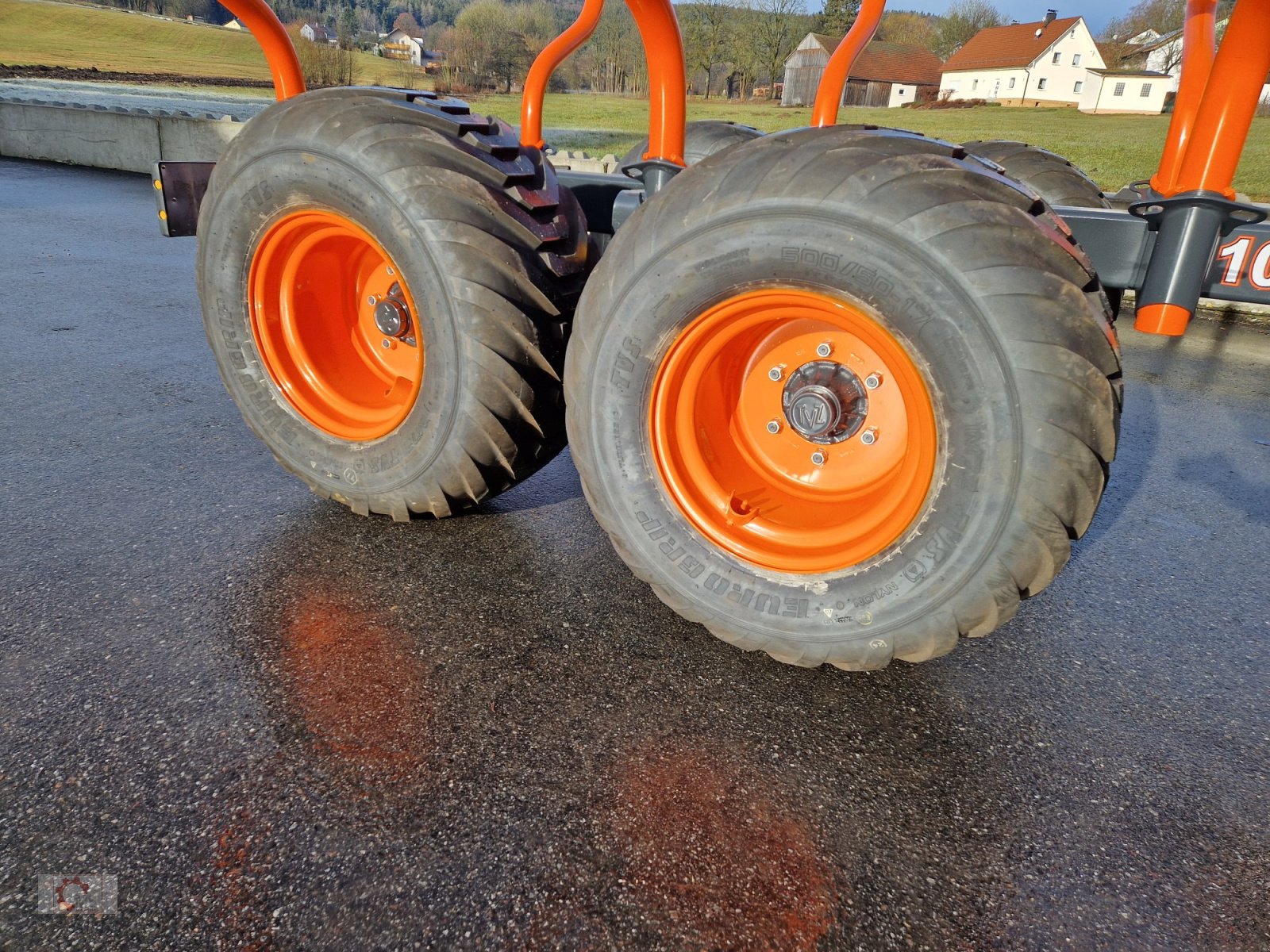Rückewagen & Rückeanhänger typu MTM 10T S 10to 7,20m Kran Druckluft Zentralrohrrahmen, Neumaschine w Tiefenbach (Zdjęcie 5)