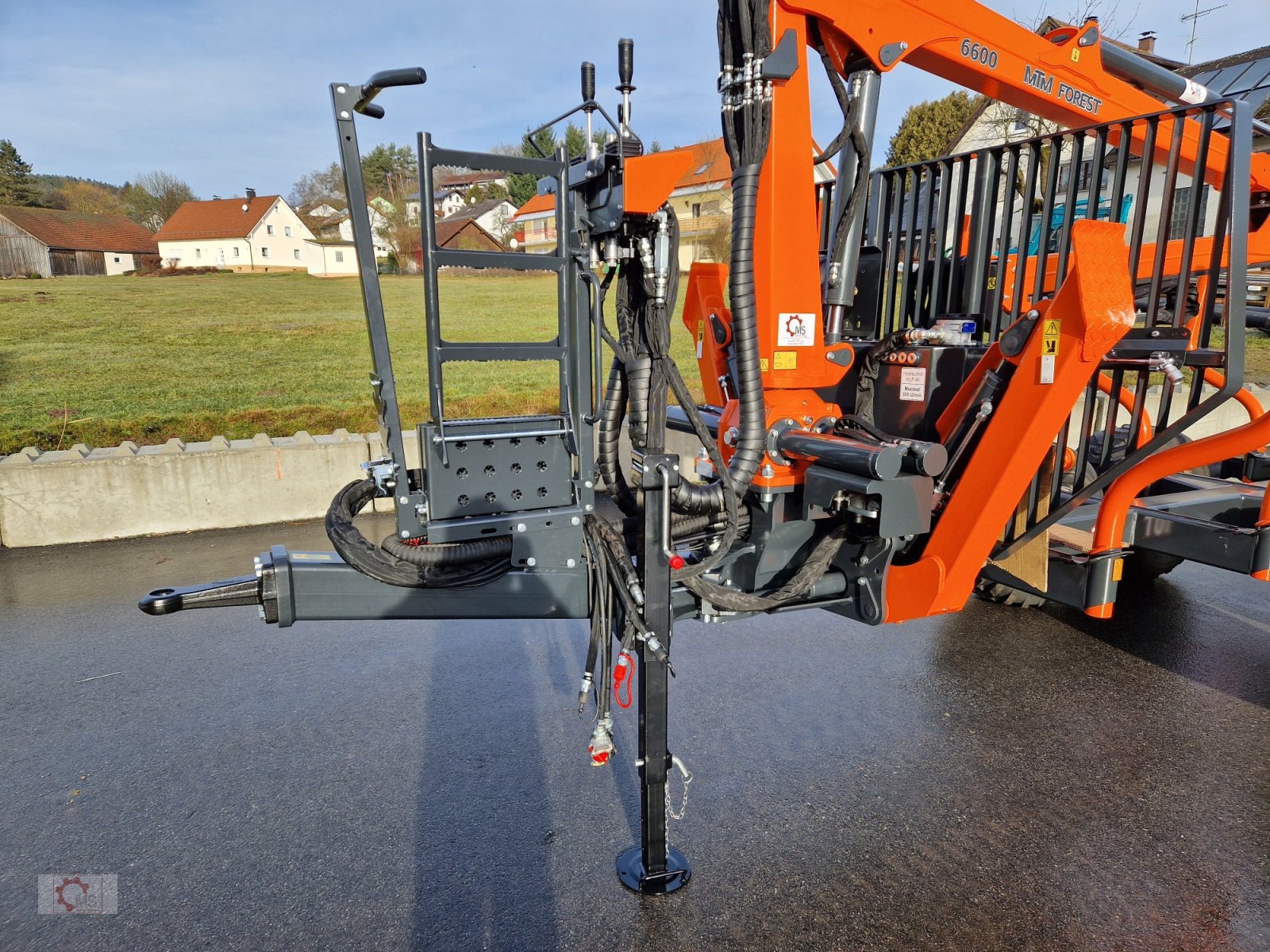 Rückewagen & Rückeanhänger typu MTM 10T S 10to 7,20m Kran Druckluft Zentralrohrrahmen, Neumaschine w Tiefenbach (Zdjęcie 12)