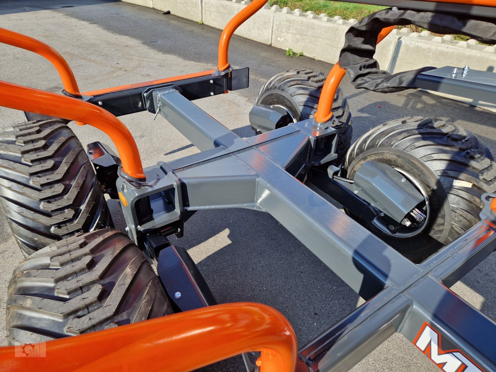 Rückewagen & Rückeanhänger typu MTM 10T S 10to 7,70m Kran Druckluft Zentralrohrrahmen, Neumaschine v Tiefenbach (Obrázek 8)