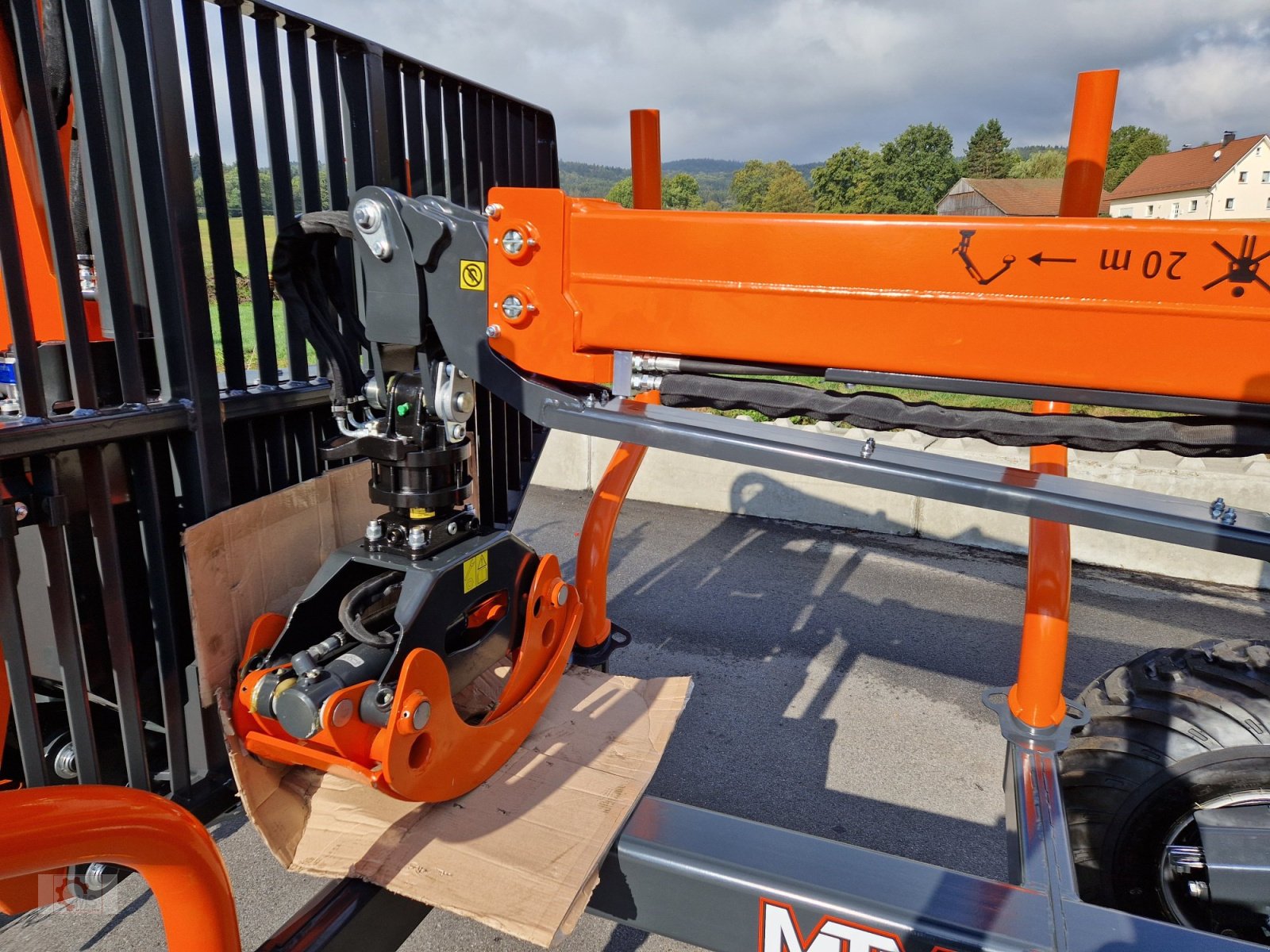 Rückewagen & Rückeanhänger typu MTM 10T S 10to 7,70m Kran Druckluft Zentralrohrrahmen, Neumaschine v Tiefenbach (Obrázek 15)