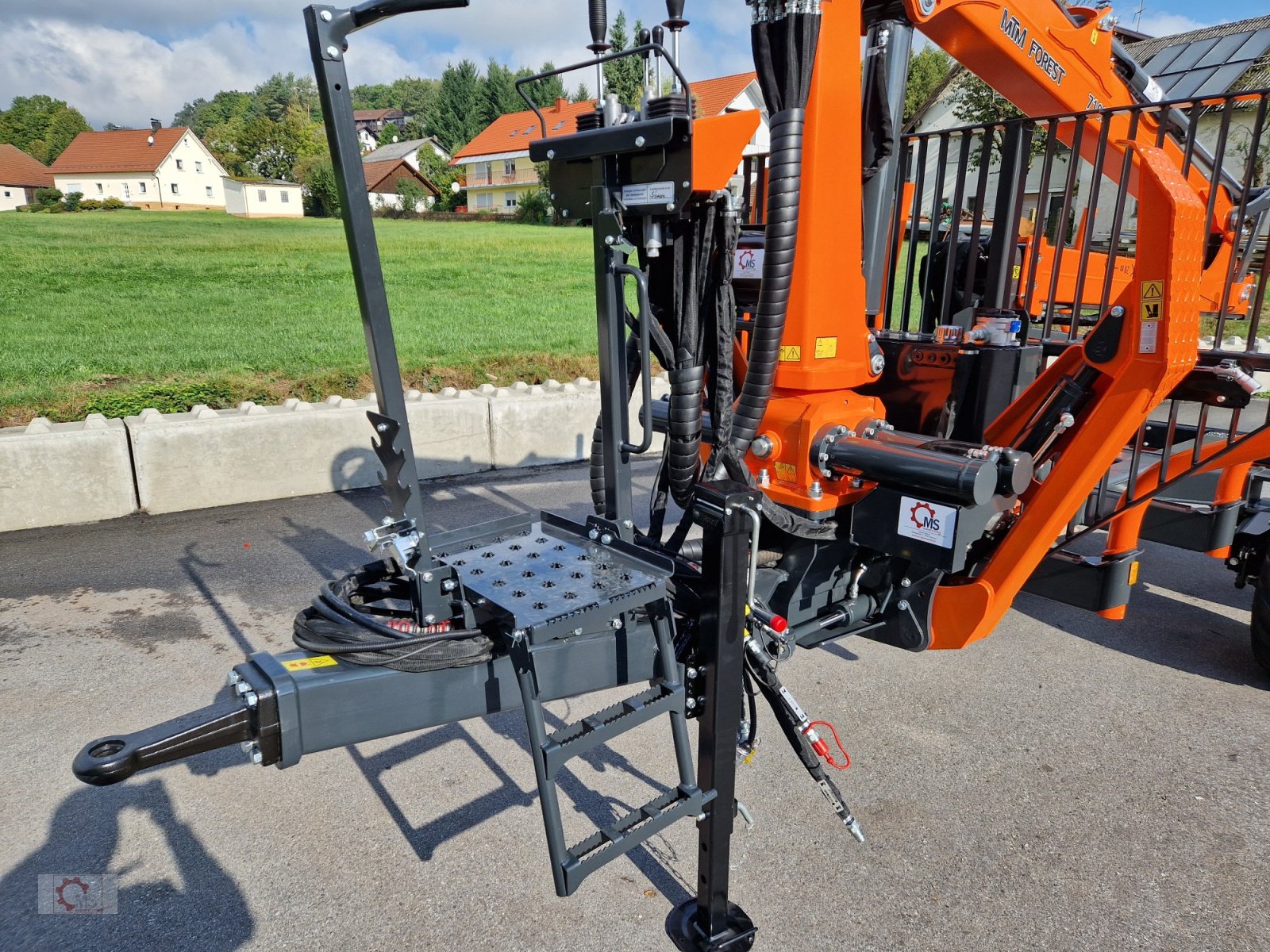 Rückewagen & Rückeanhänger typu MTM 10T S 10to 7,70m Kran Druckluft Zentralrohrrahmen, Neumaschine v Tiefenbach (Obrázek 18)