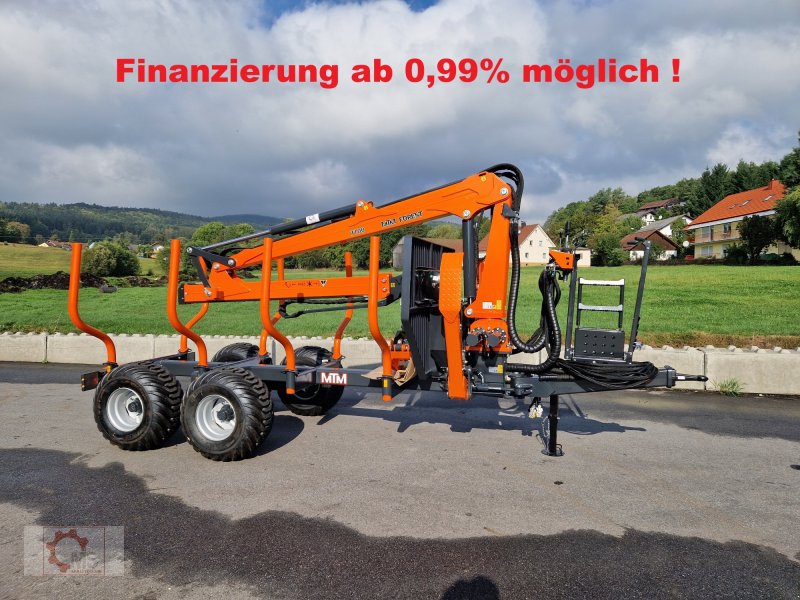 Rückewagen & Rückeanhänger typu MTM 10T S 10to 7,70m Kran Druckluft Zentralrohrrahmen, Neumaschine v Tiefenbach (Obrázok 1)