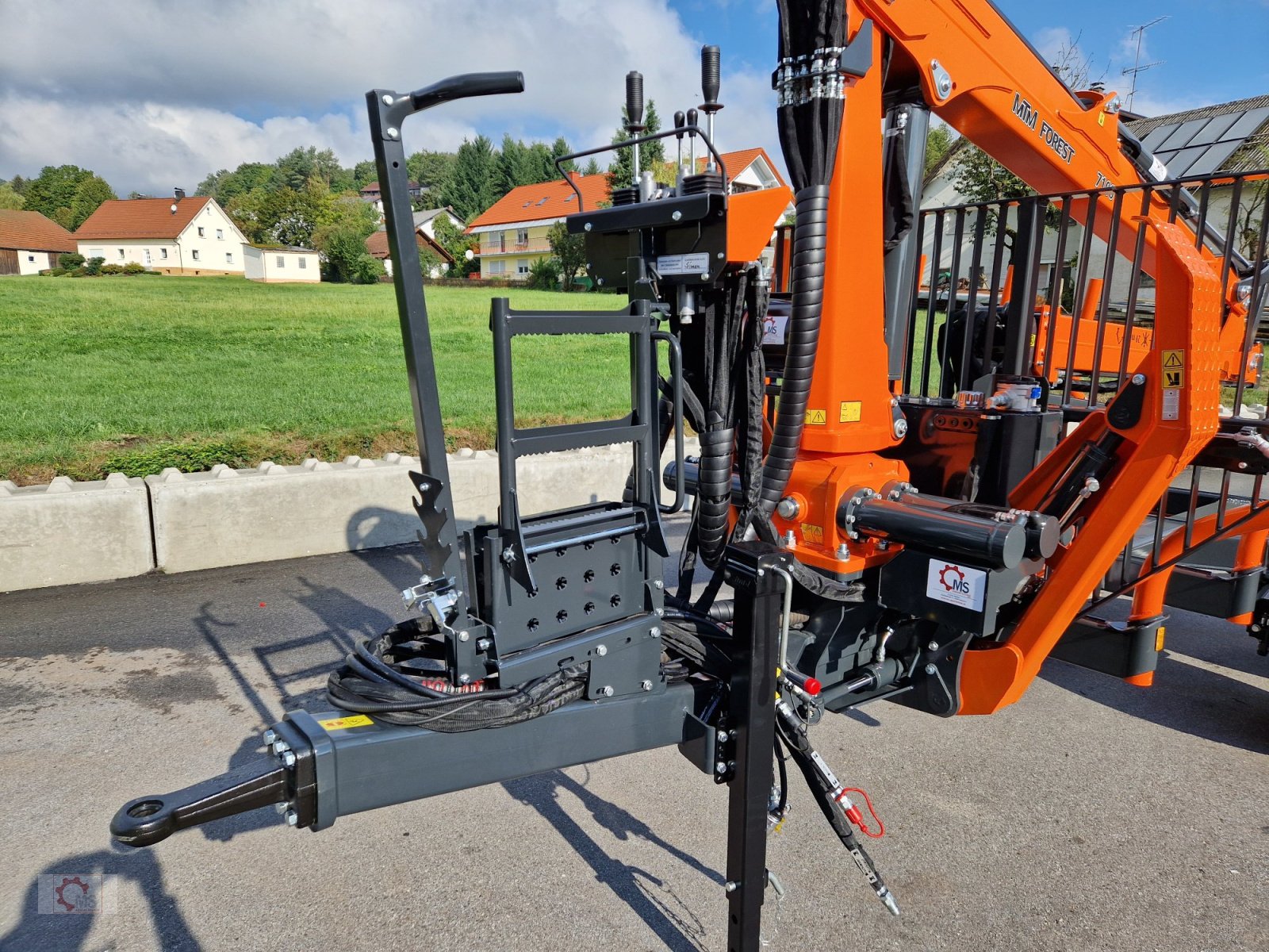 Rückewagen & Rückeanhänger typu MTM 10T S 10to 7,70m Kran Druckluft Zentralrohrrahmen, Neumaschine w Tiefenbach (Zdjęcie 15)